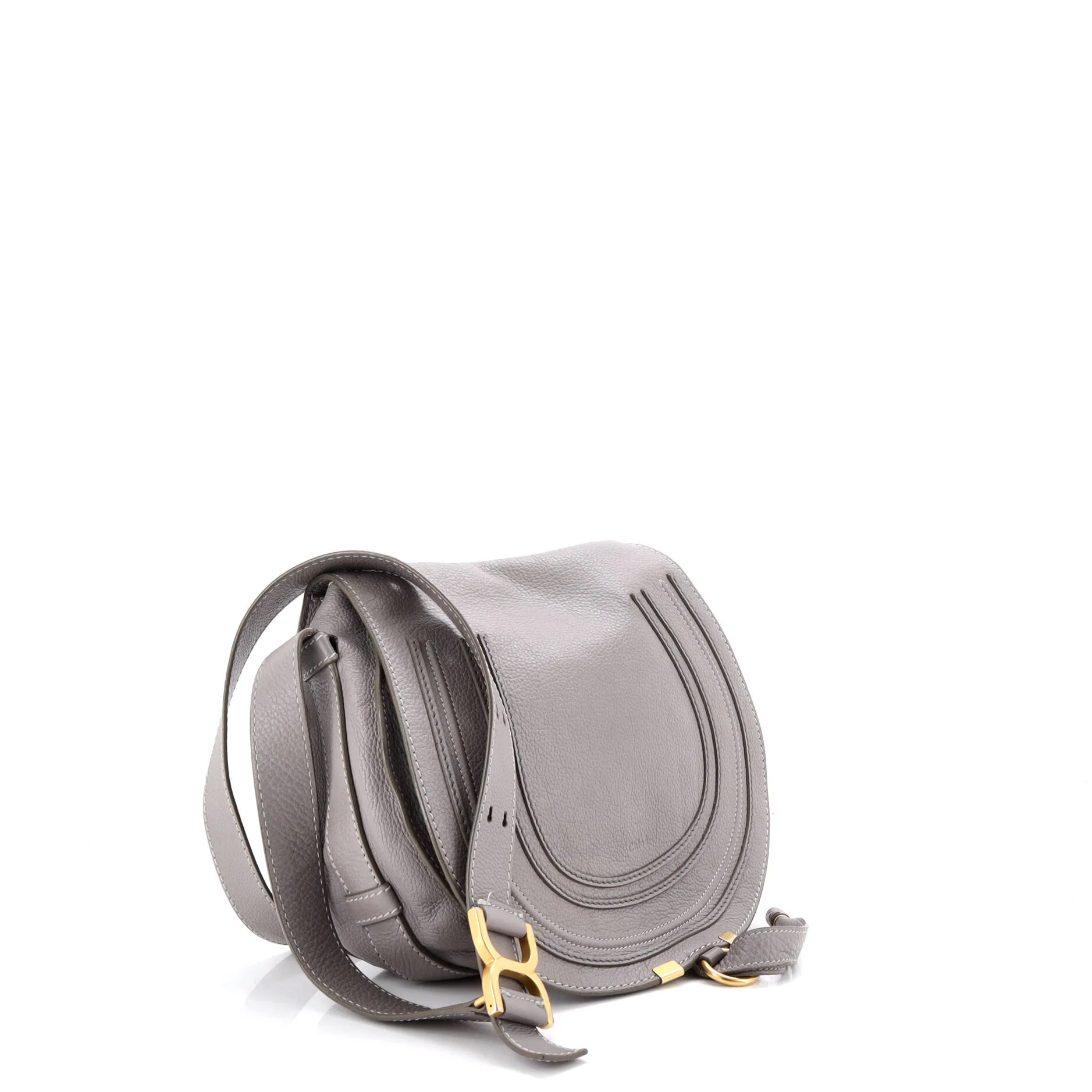 Marcie Saddle Bag Leather Medium - Image 2