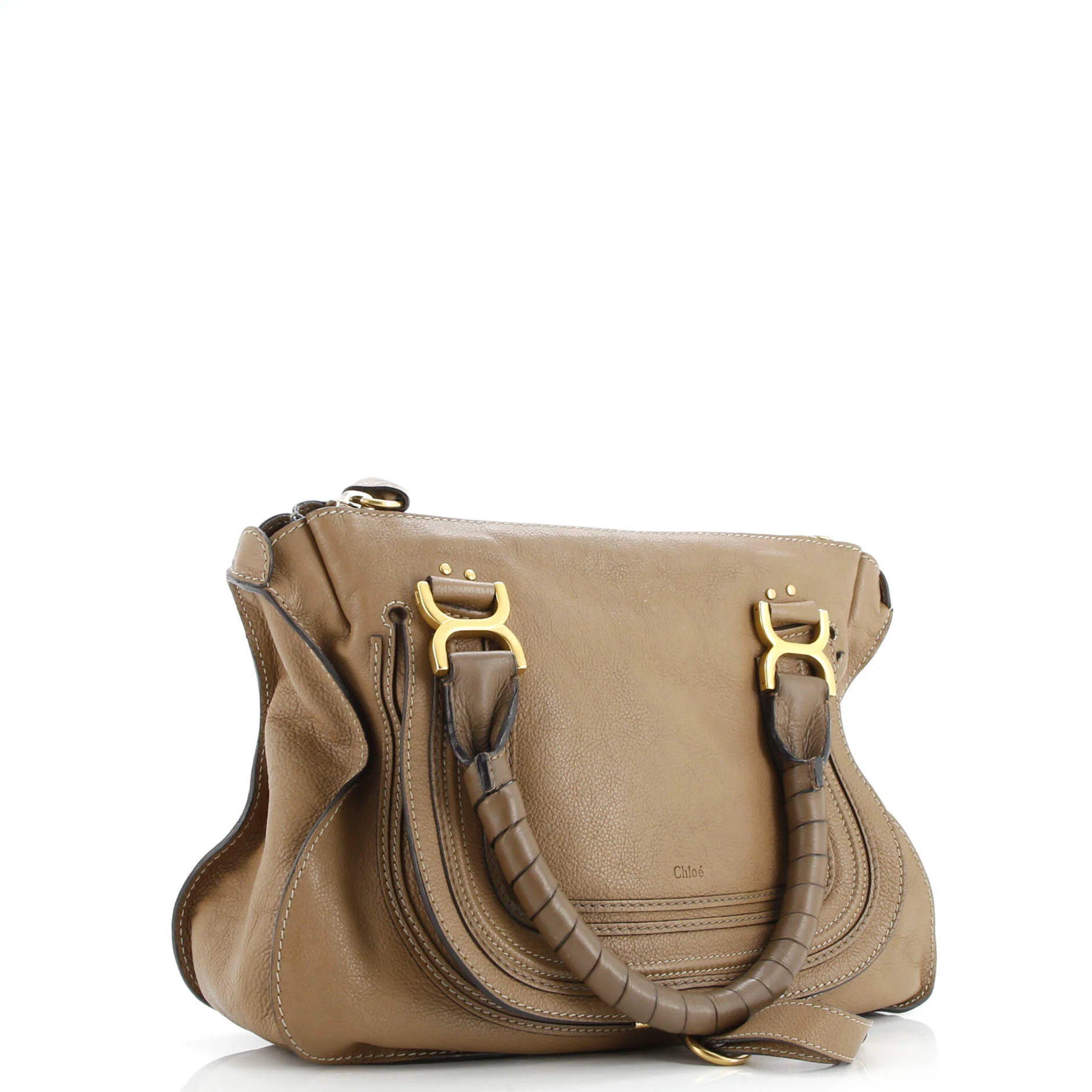 Marcie Satchel Leather Medium - Image 2