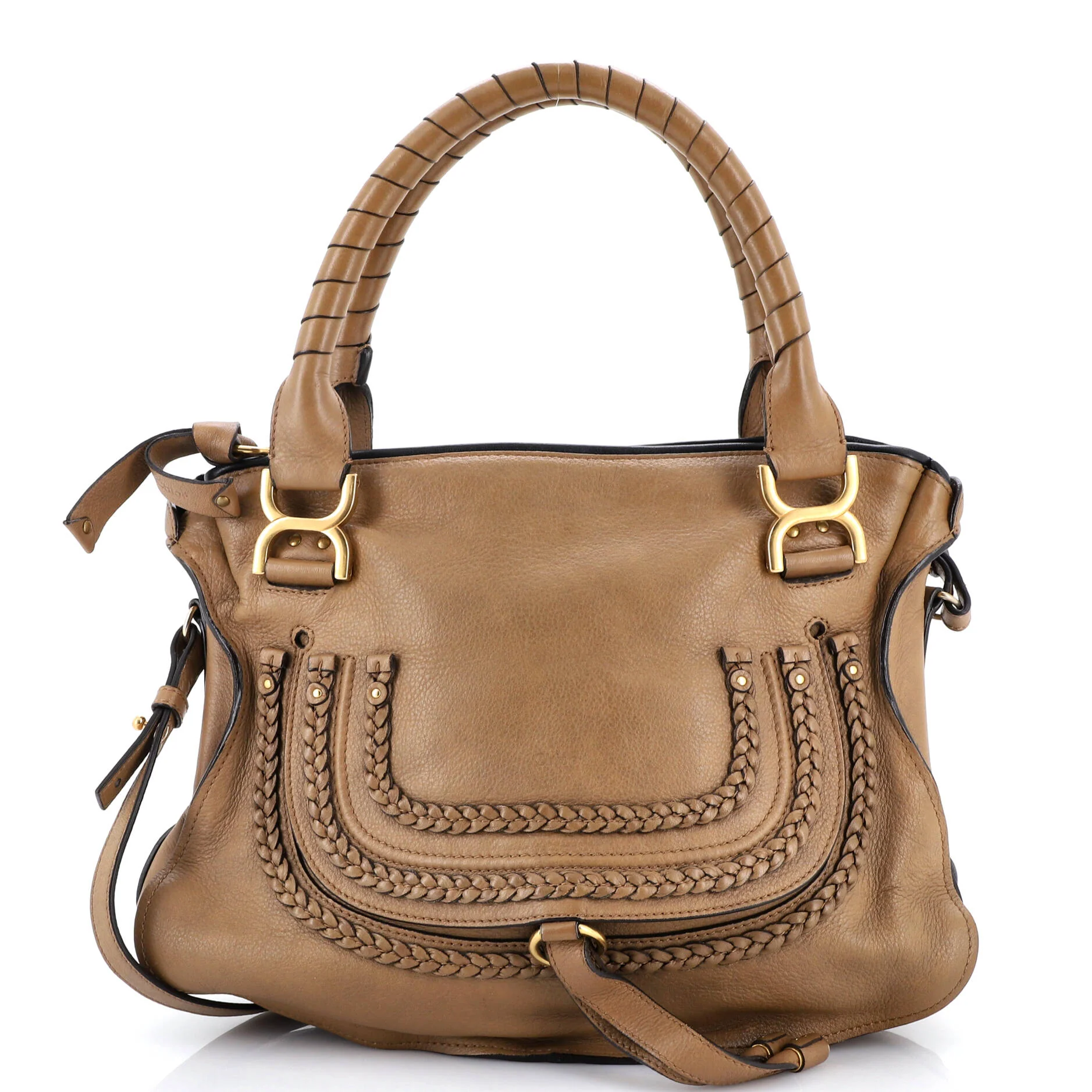 Marcie Satchel Leather Medium