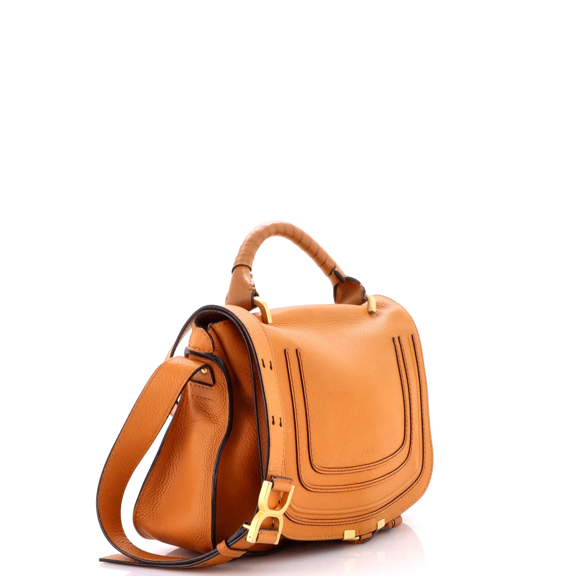 Marcie Top Handle Messenger Bag Leather Medium - Image 2