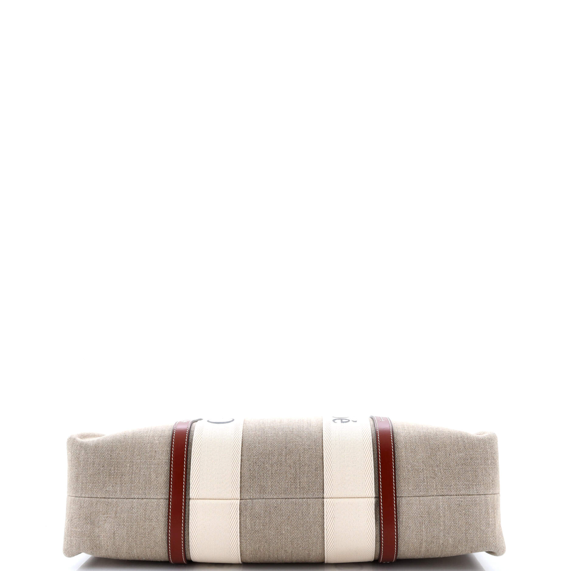 Woody Tote Canvas with Leather Large - Image 4