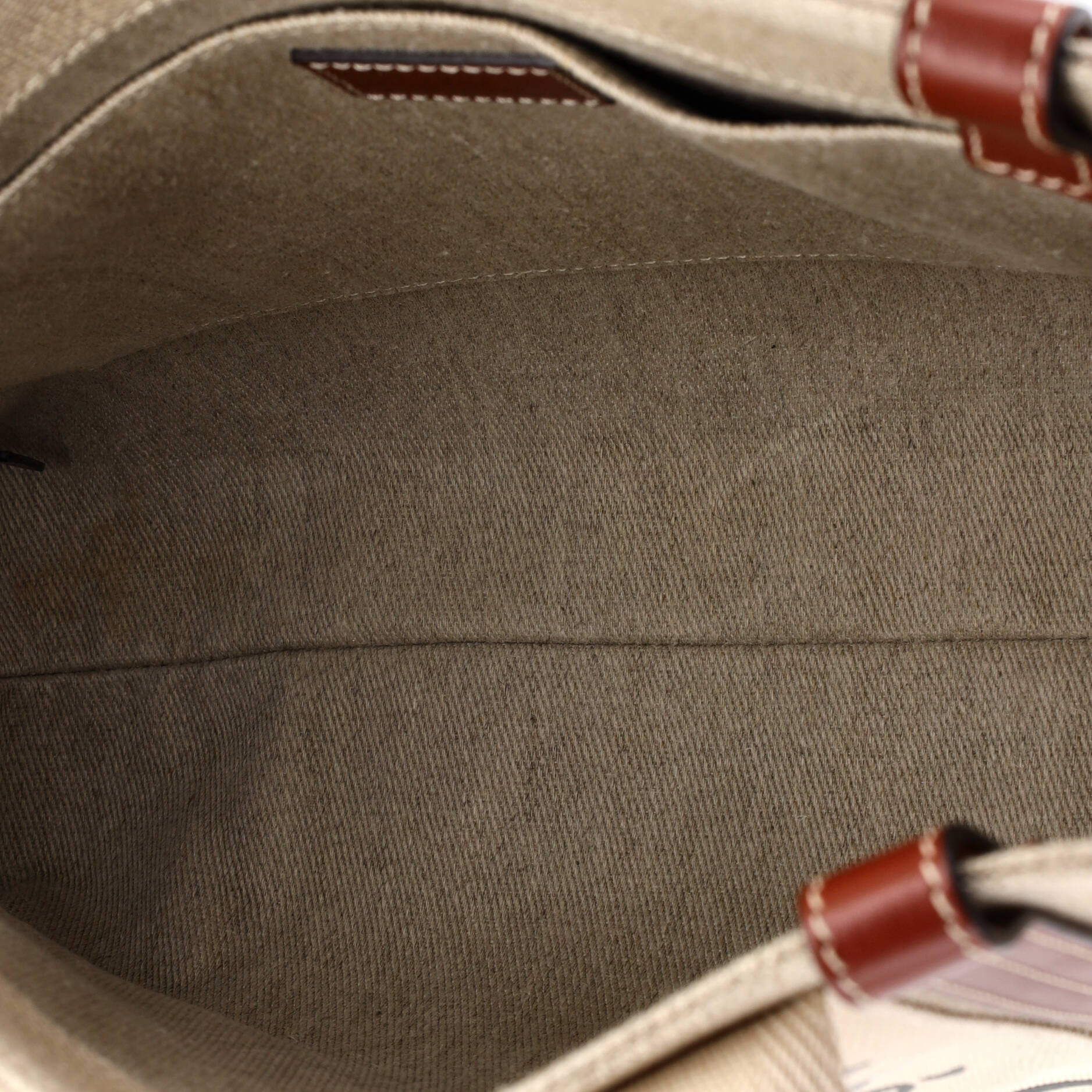 Woody Tote Canvas with Leather Medium - Image 5