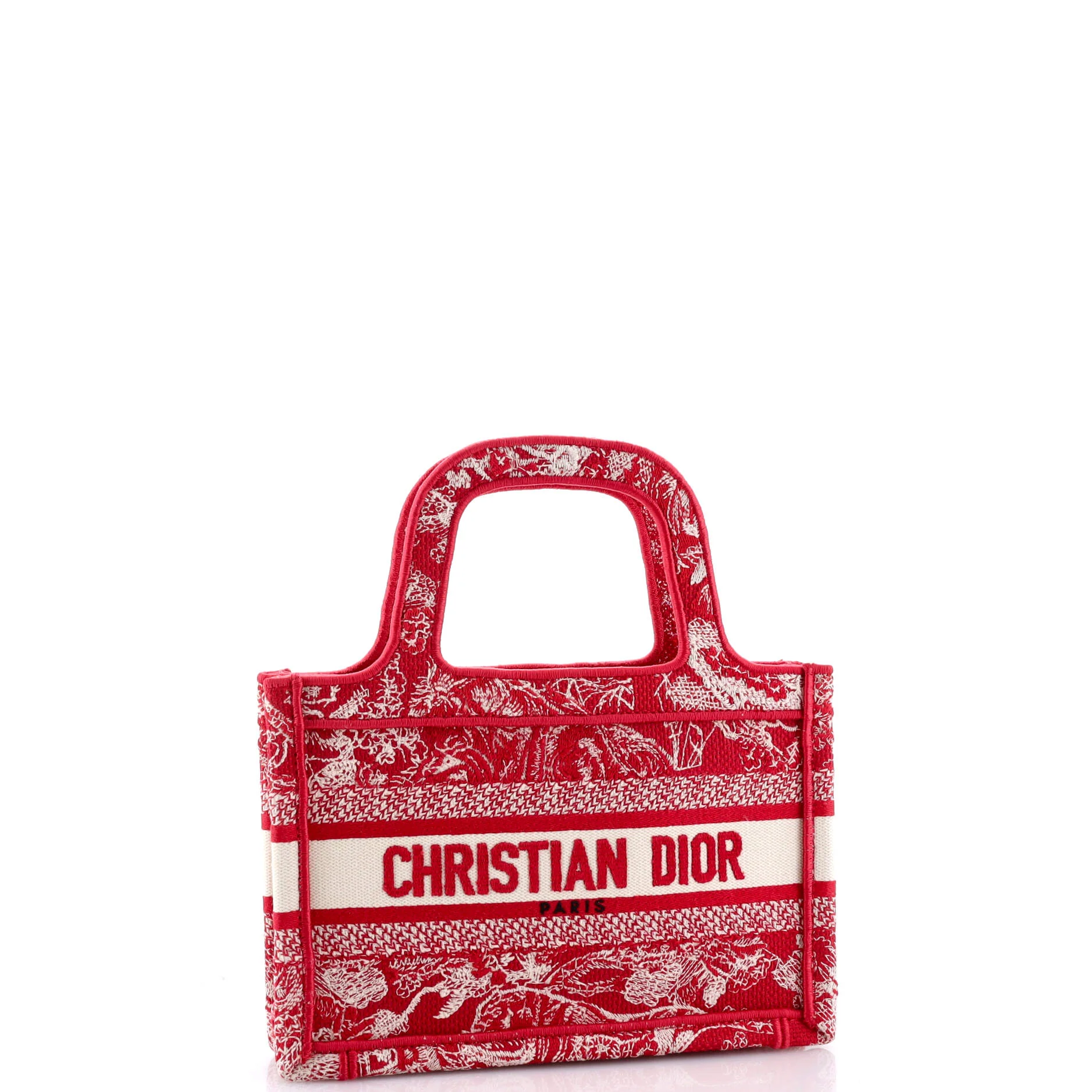 Book Tote Embroidered Canvas Mini - Image 2