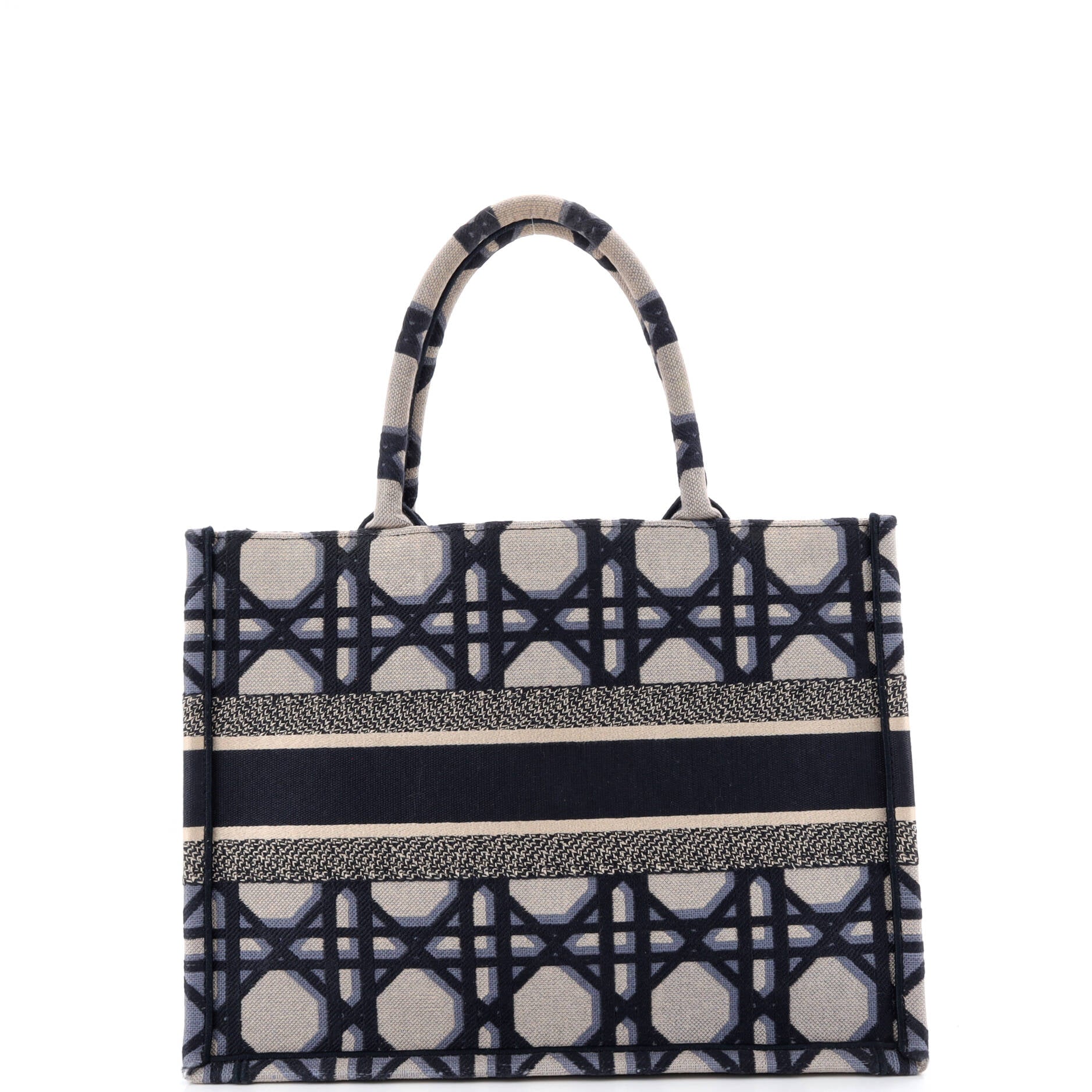 Book Tote Macrocannage Canvas Medium - Image 3