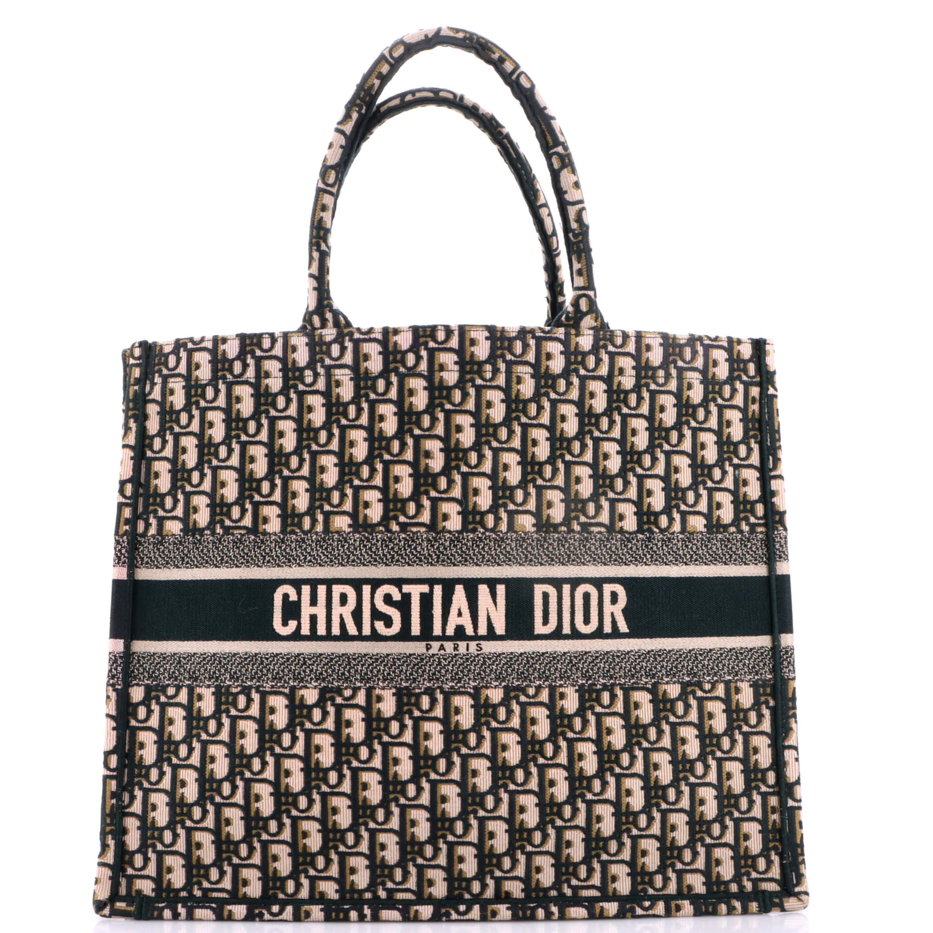 Book Tote Oblique Canvas Large