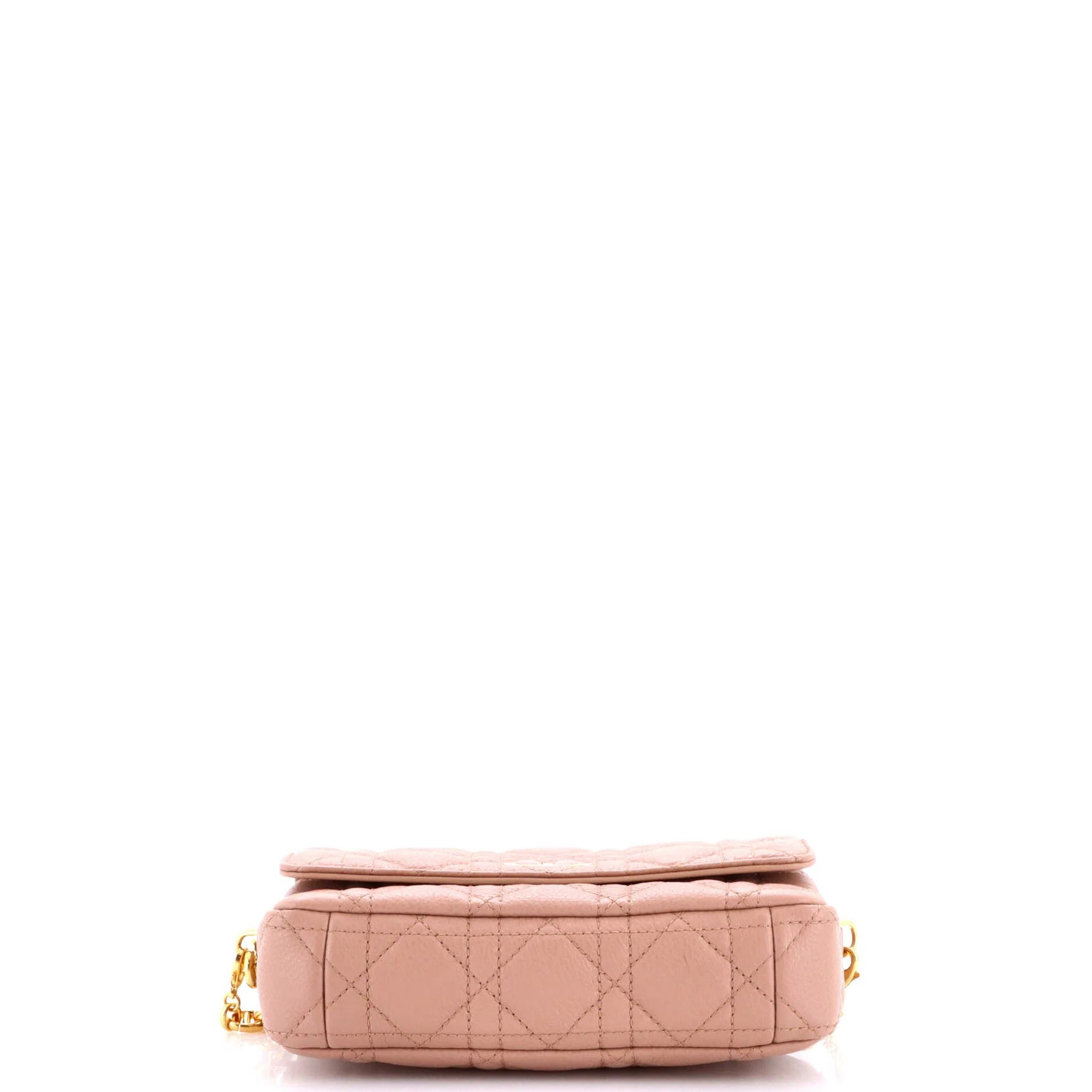 Caro Flap Double Pouch Crossbody Bag Cannage Quilt Calfskin - Image 4
