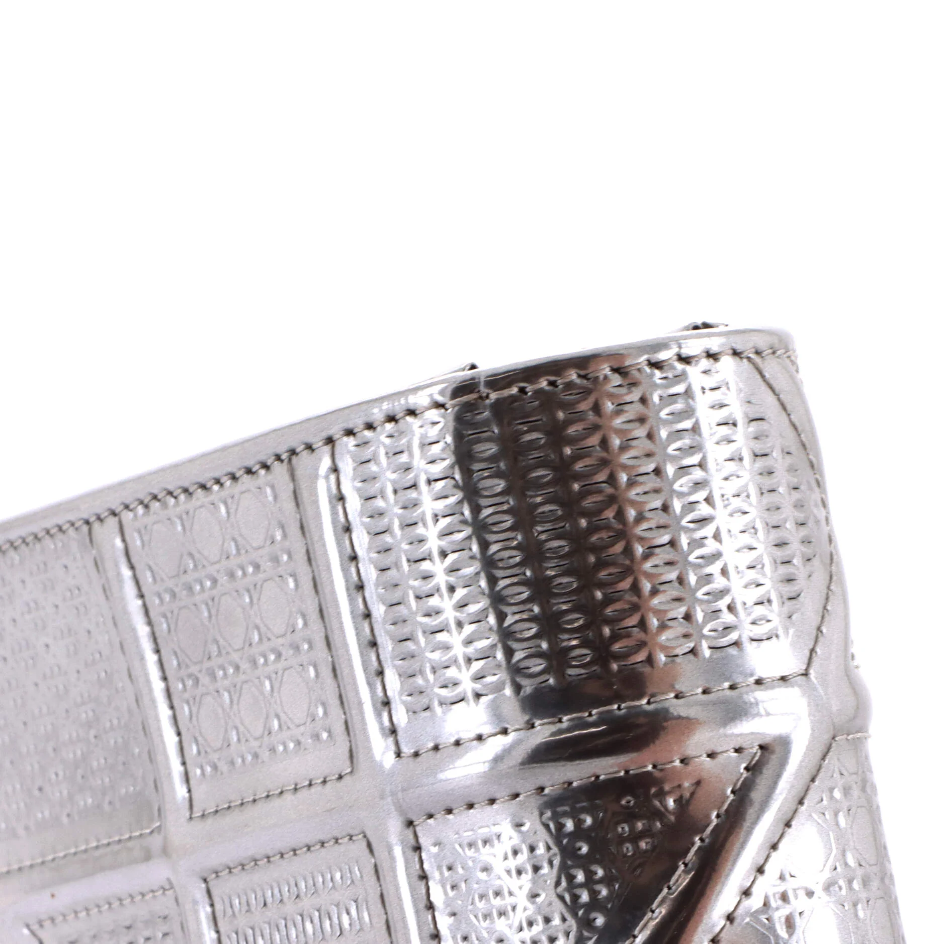 Diorama Wallet on Chain Cannage Embossed Calfskin - Image 6