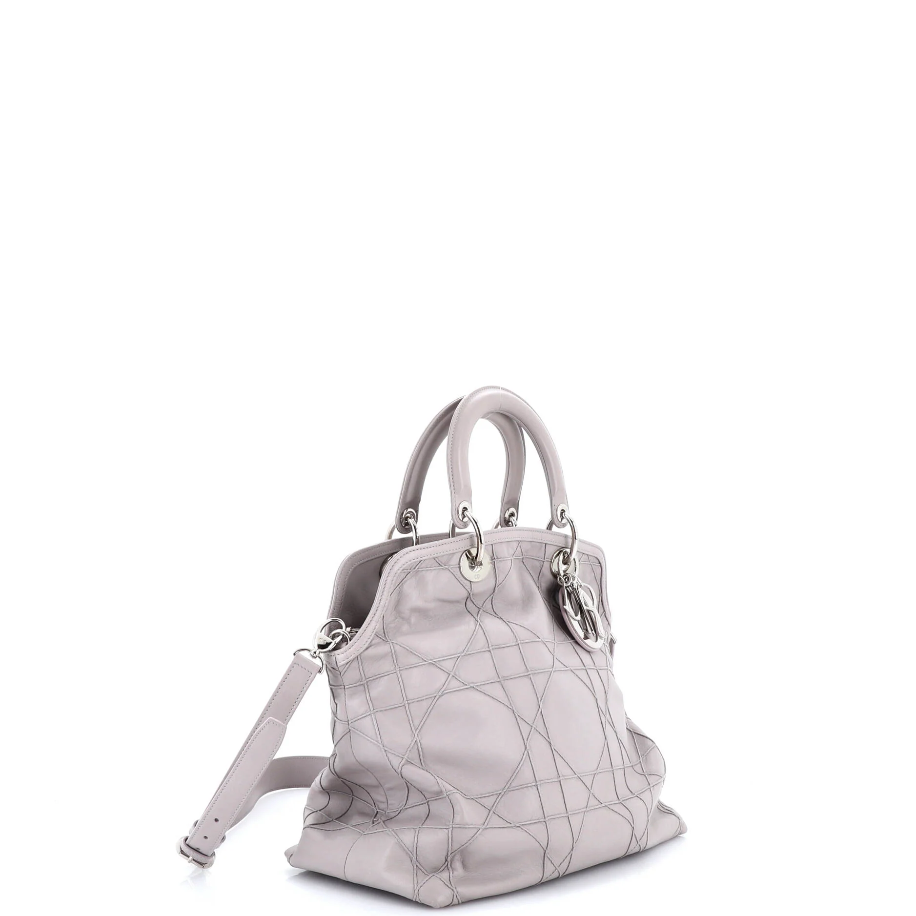 Granville Satchel Cannage Quilt Leather Medium - Image 2