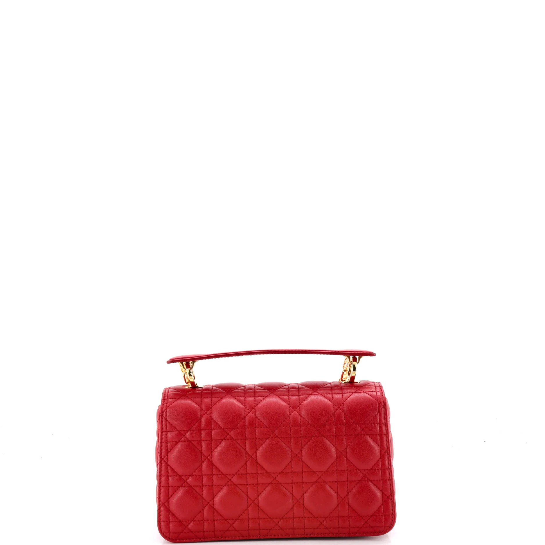 Jolie Top Handle Bag Cannage Quilt Lambskin Small - Image 3