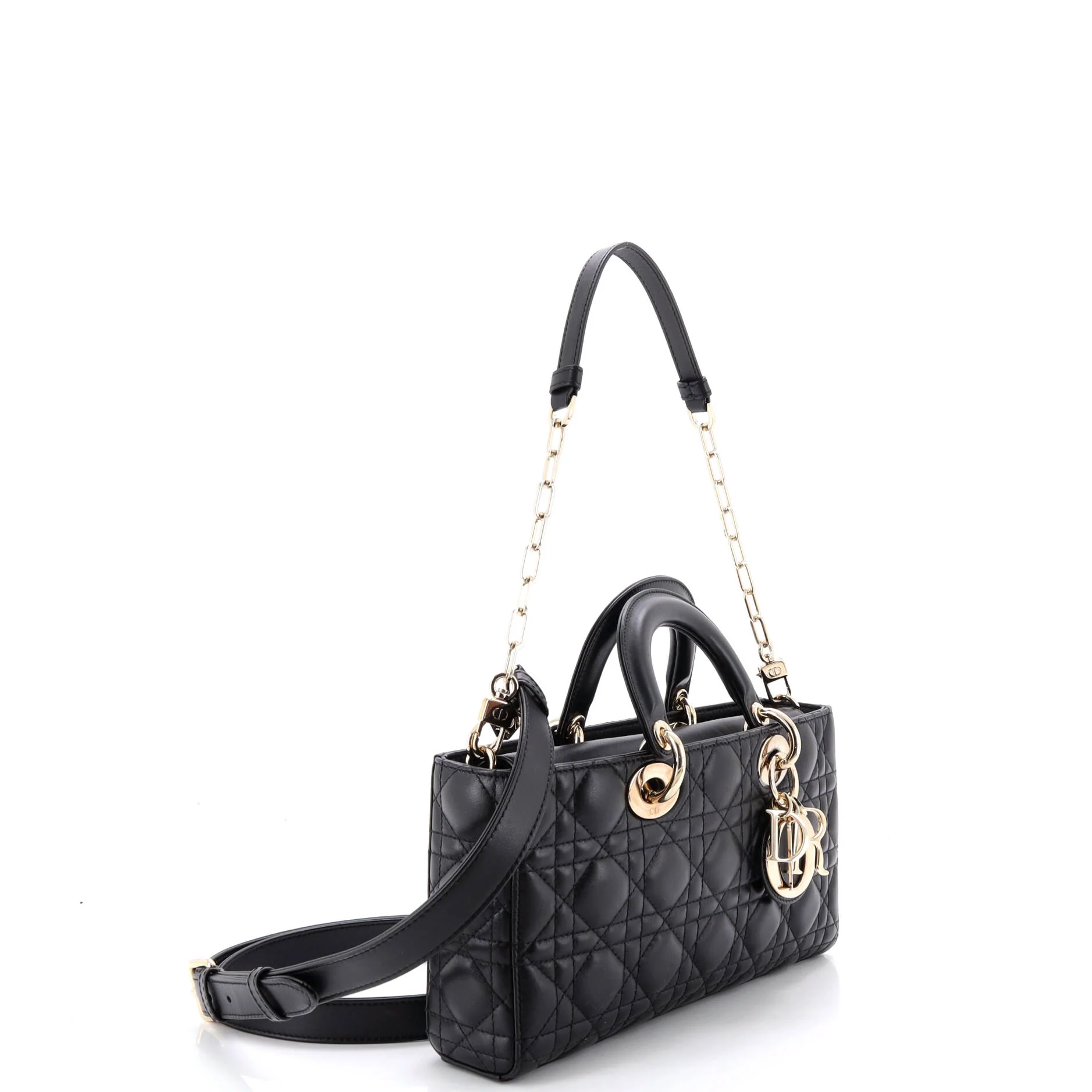 Lady D-Joy Bag Cannage Quilt Lambskin Medium - Image 2