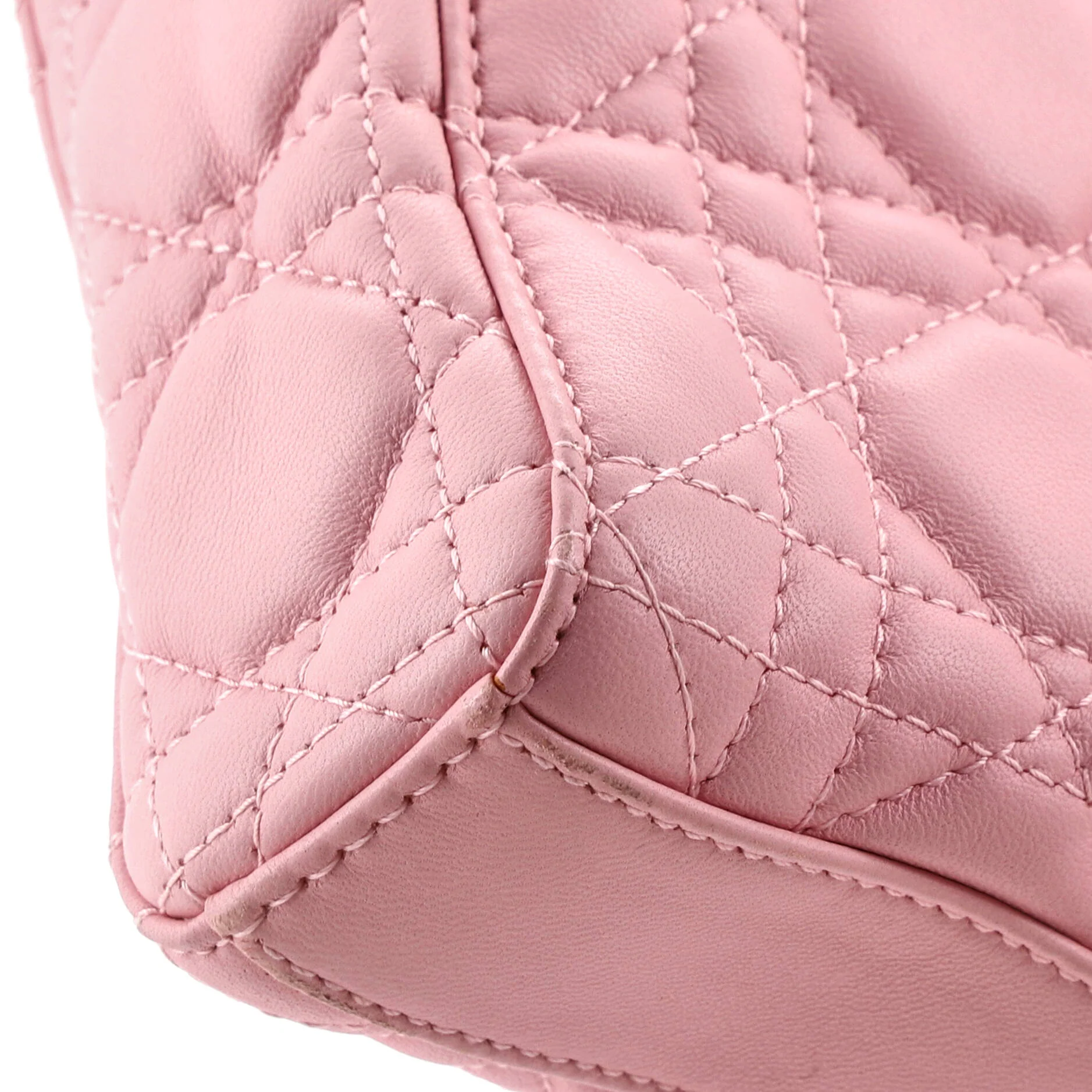 Lady D-Joy Bag Cannage Quilt Lambskin with Crystal Detail Medium - Image 6