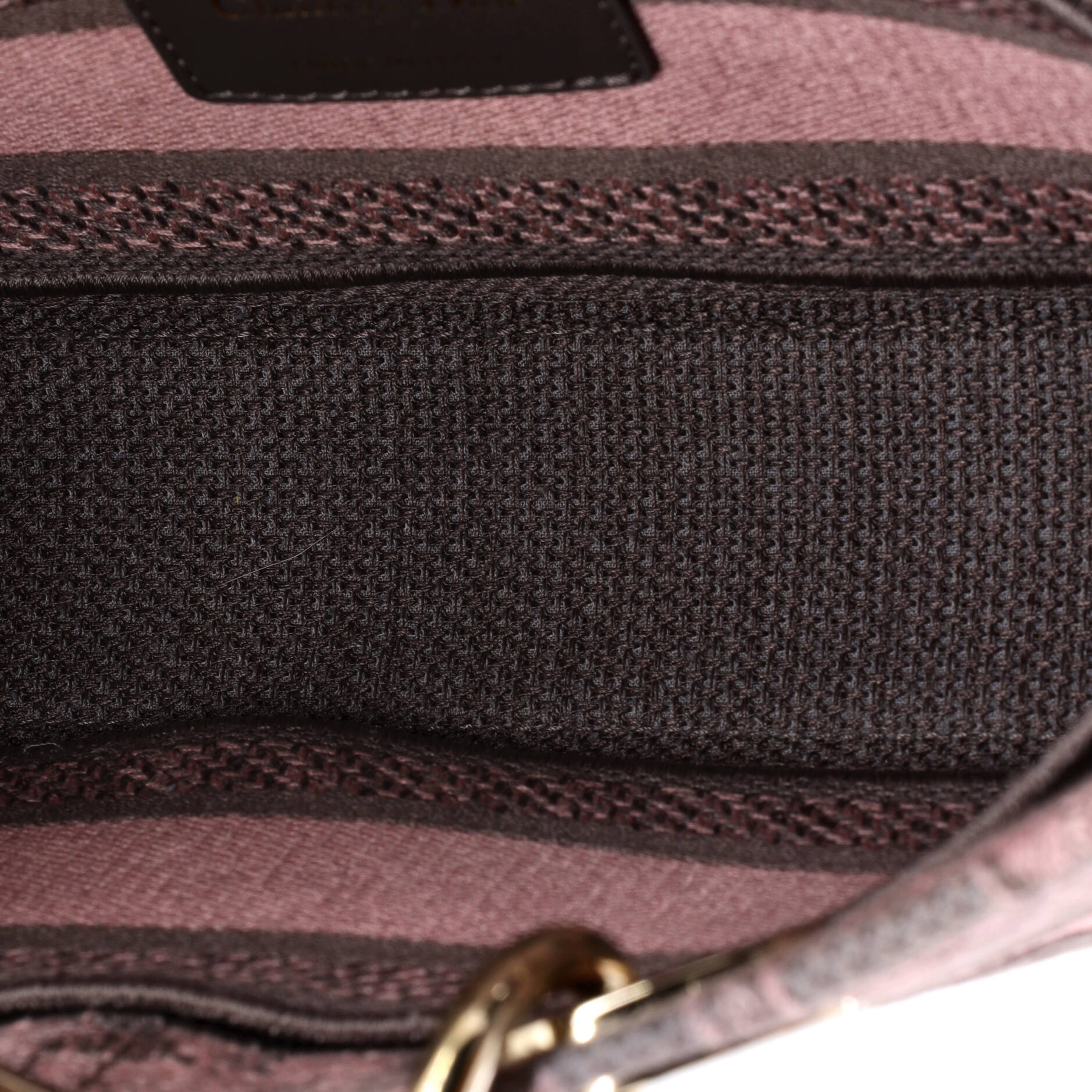 Lady D-Joy Bag Embroidered Canvas Medium - Image 5