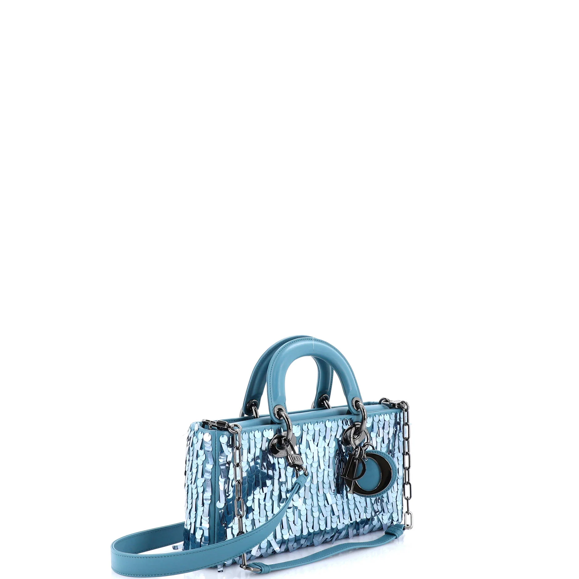 Lady D-Joy Bag Sequin Embellished Leather Medium - Image 2