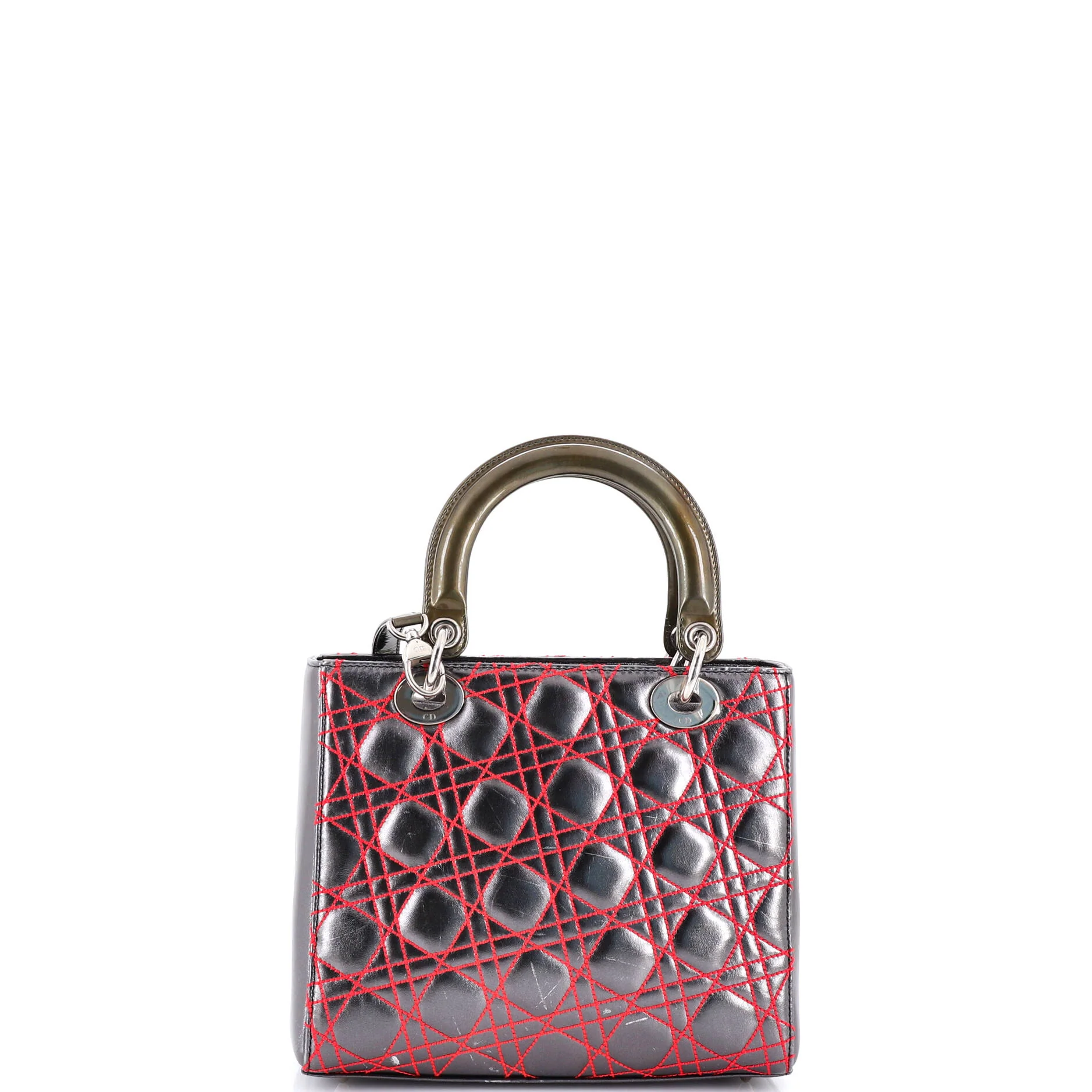 Lady Dior Bag Anselm Reyle Cannage Quilt Leather Medium - Image 3