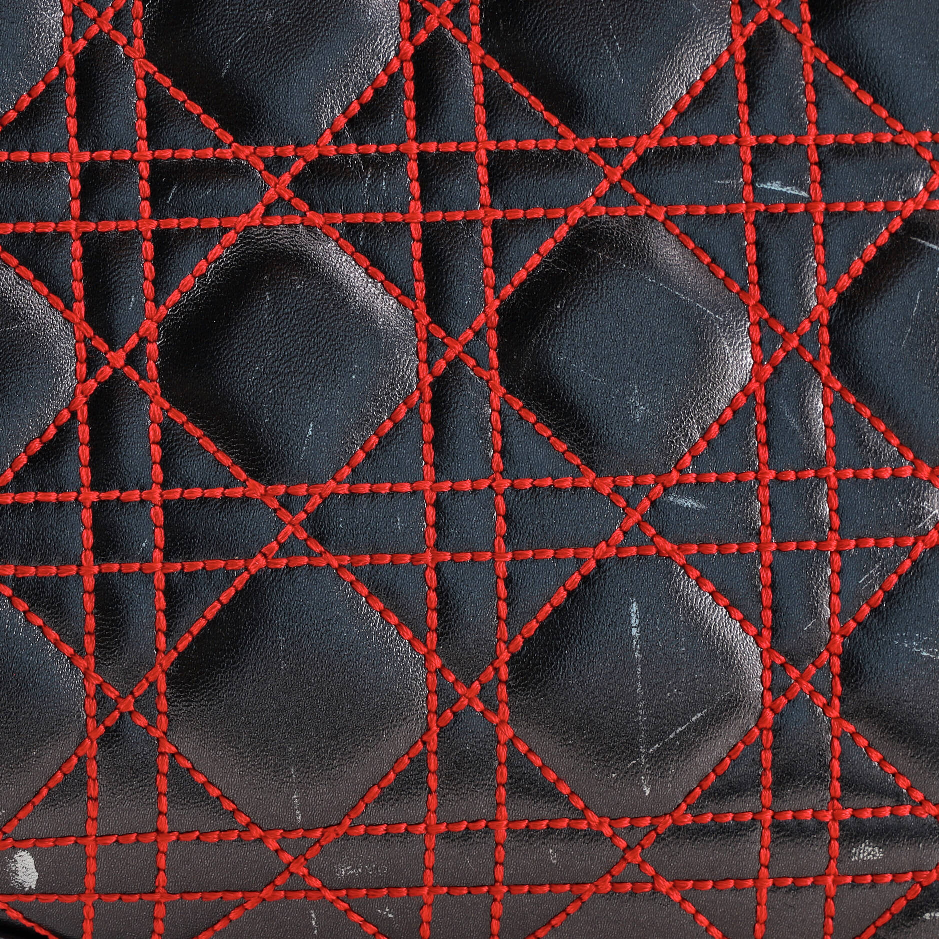 Lady Dior Bag Anselm Reyle Cannage Quilt Leather Medium - Image 7