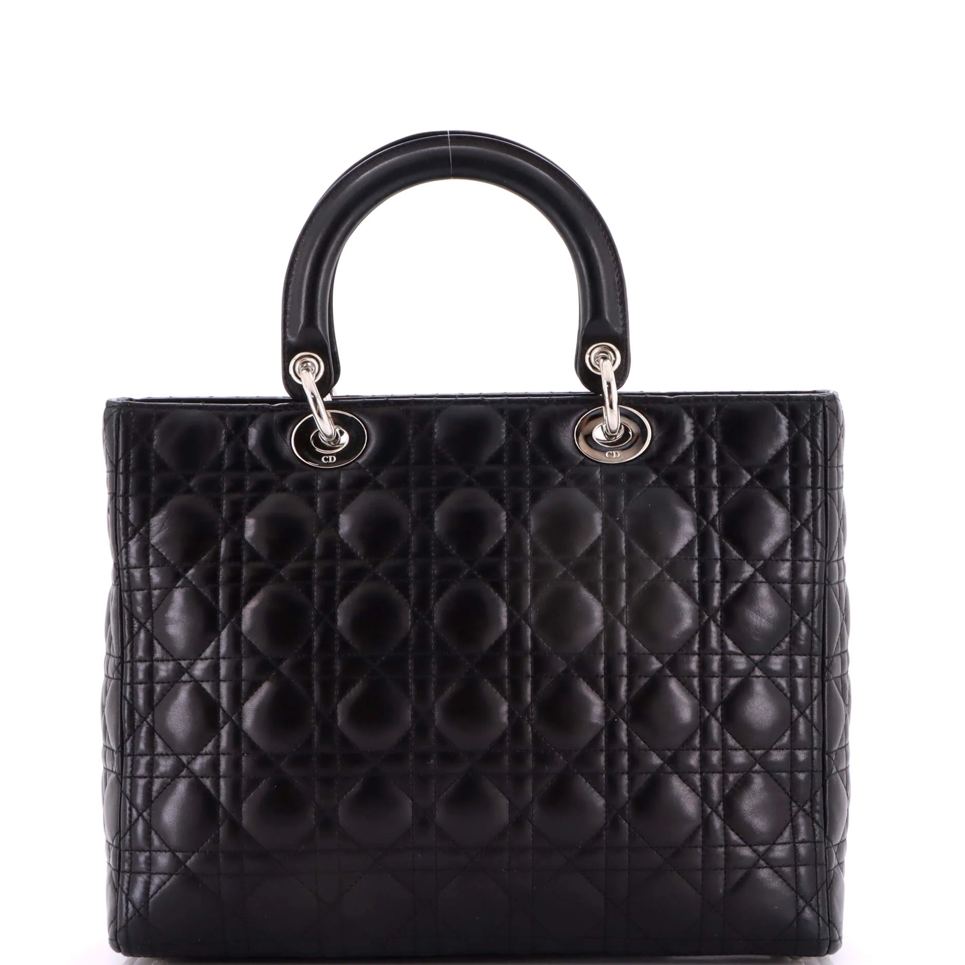 Lady Dior Bag Cannage Quilt Lambskin Large - Image 3
