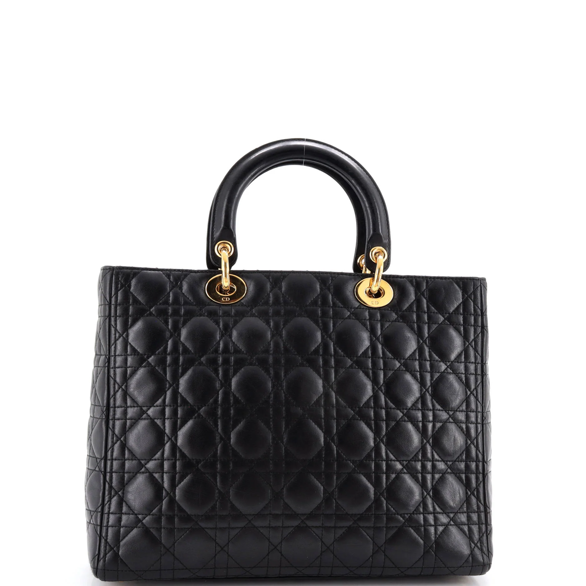 Lady Dior Bag Cannage Quilt Lambskin Large - Image 3