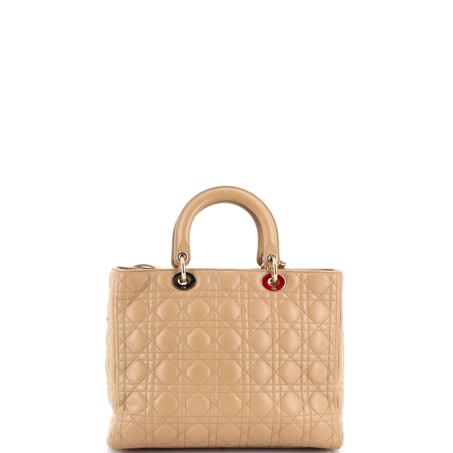 Lady Dior Bag Cannage Quilt Lambskin Large - Image 3