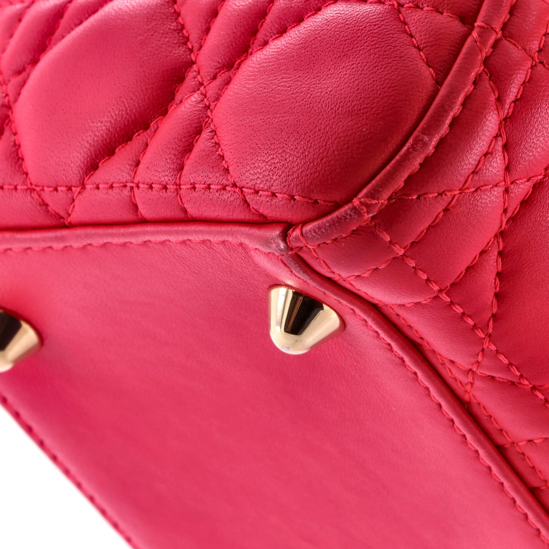 Lady Dior Bag Cannage Quilt Lambskin Large - Image 6