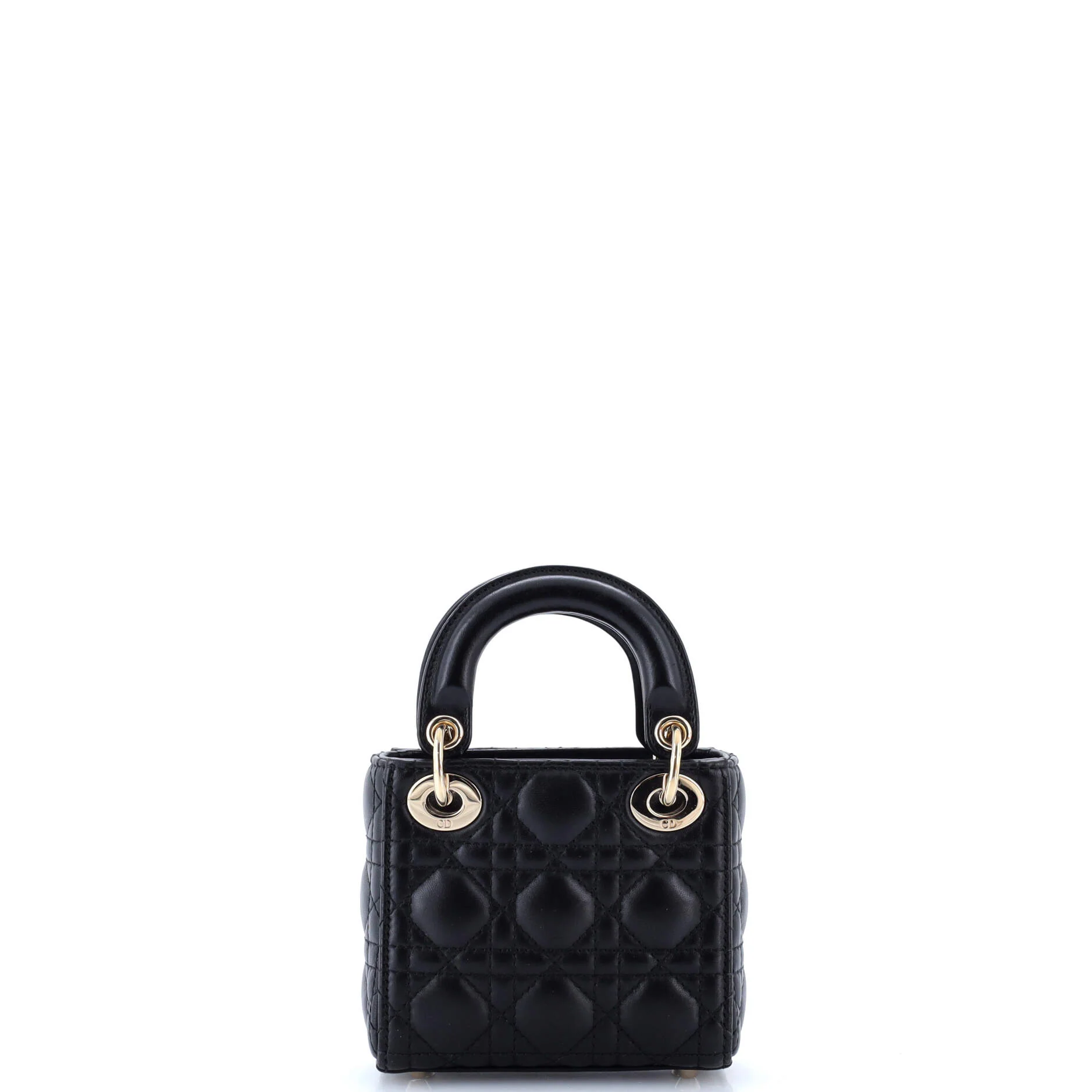 Lady Dior Bag Cannage Quilt Lambskin Micro - Image 3