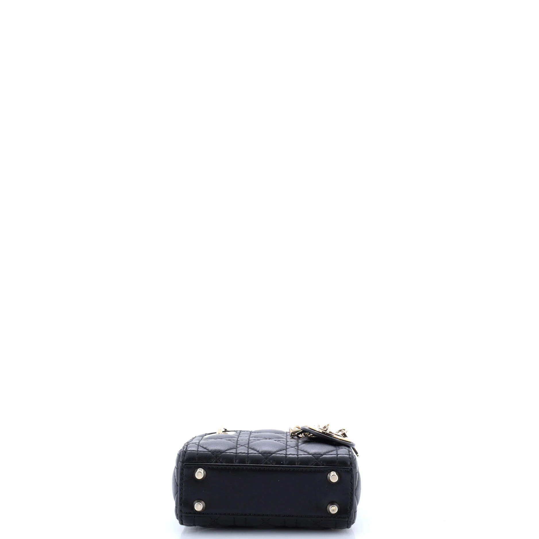 Lady Dior Bag Cannage Quilt Lambskin Micro - Image 4