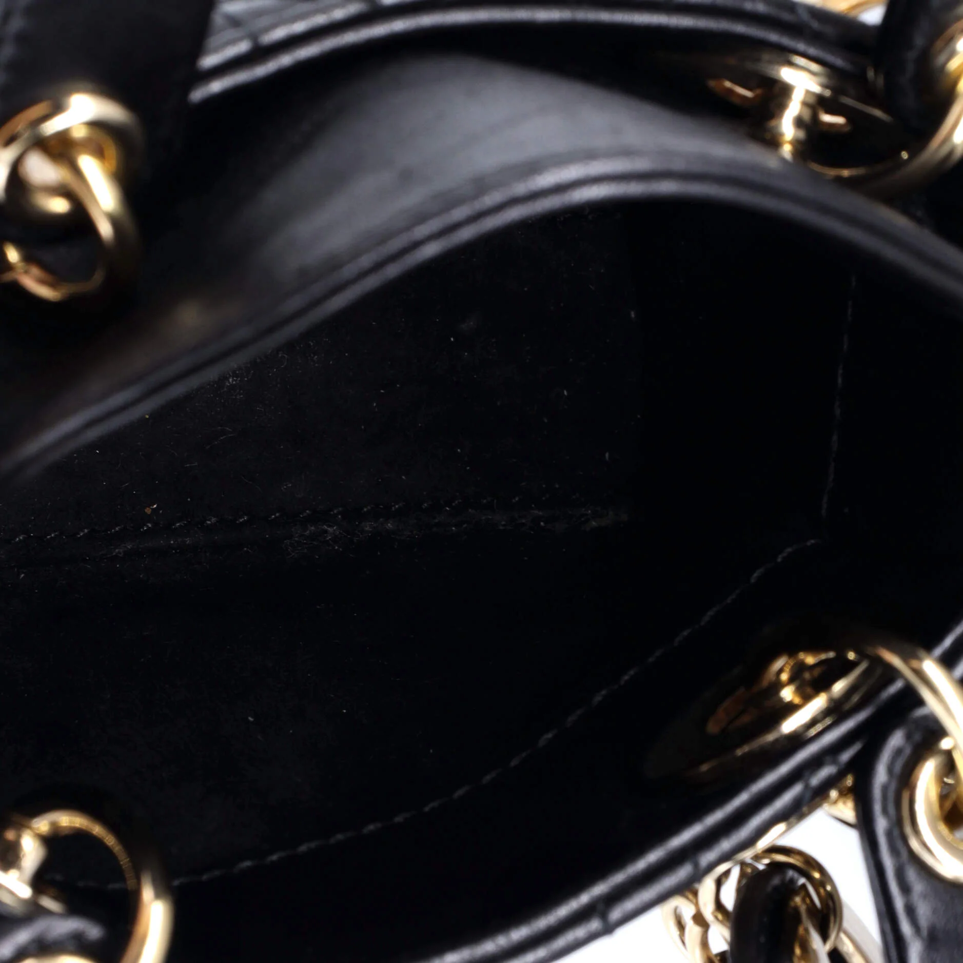 Lady Dior Bag Cannage Quilt Lambskin Micro - Image 5