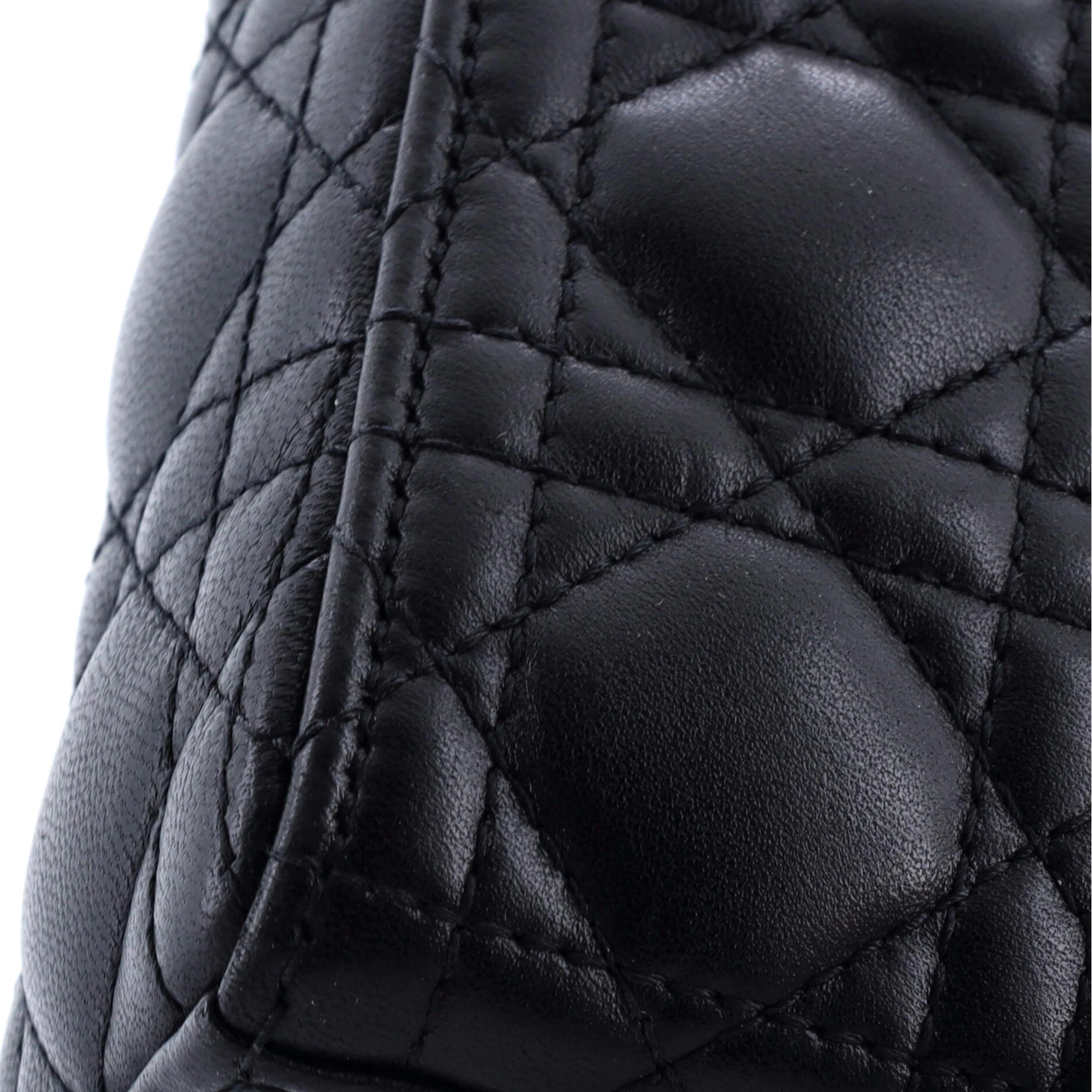 Lady Dior Bag Cannage Quilt Lambskin Micro - Image 7