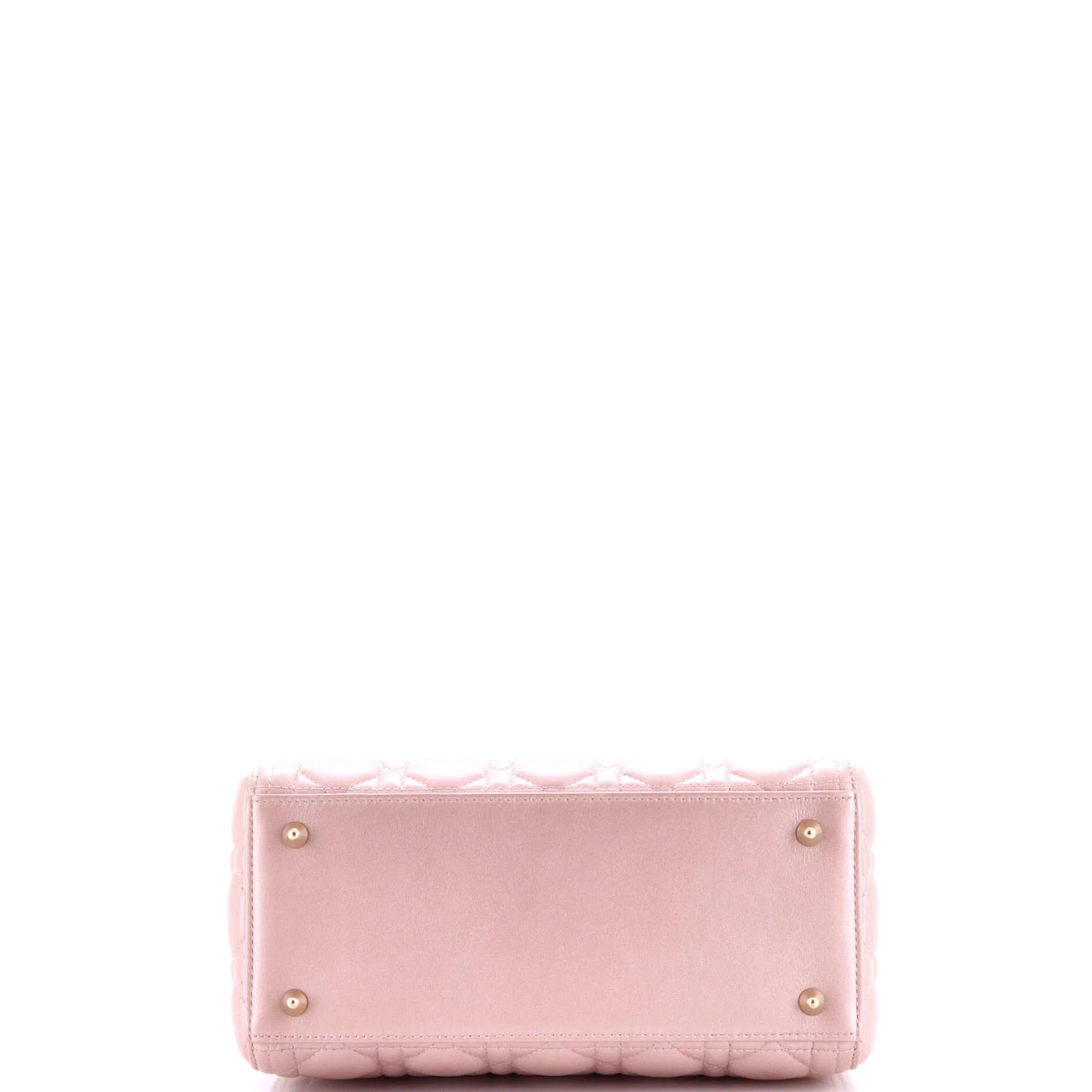 Lady Dior Bag Cannage Quilt Metallic Leather Medium - Image 4