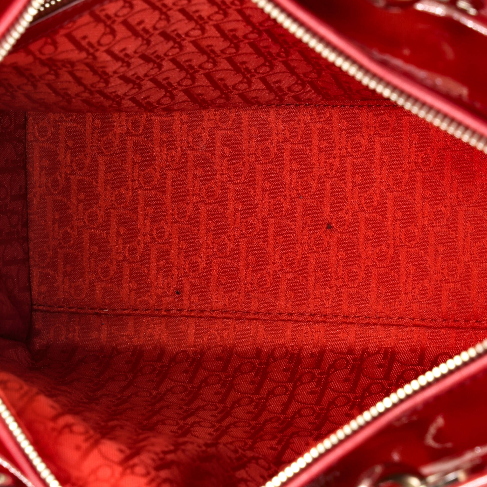 Lady Dior Bag Cannage Quilt Patent Large - Image 5