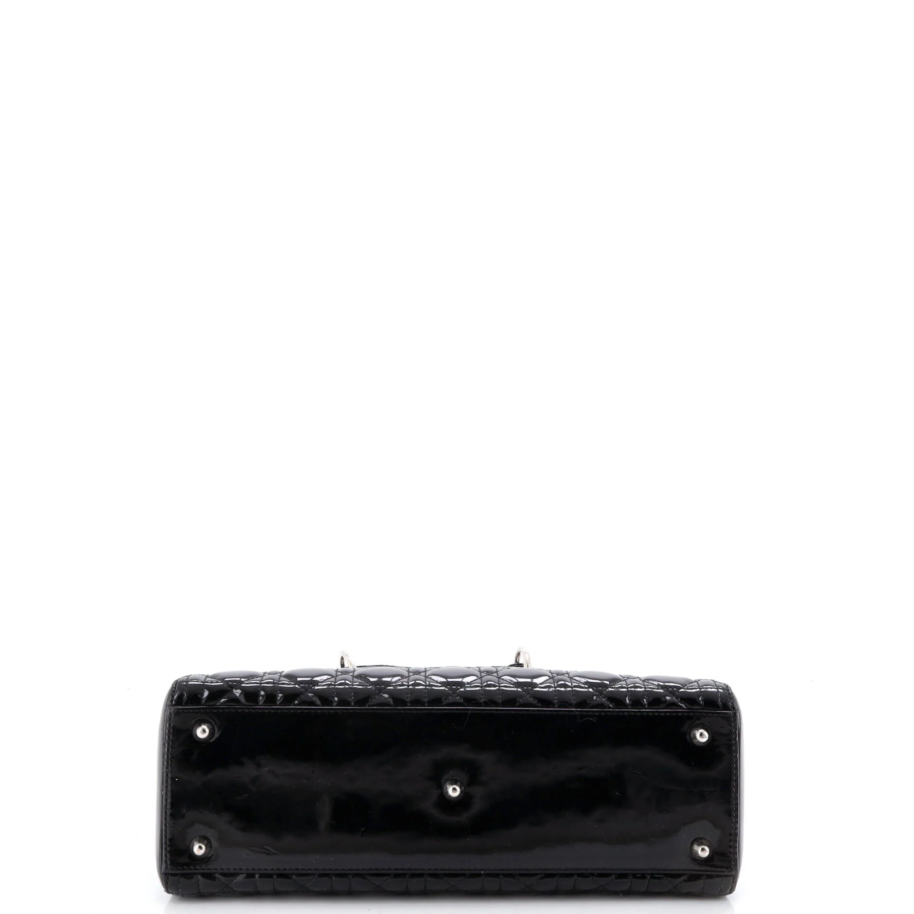 Lady Dior Bag Cannage Quilt Patent Large - Image 4