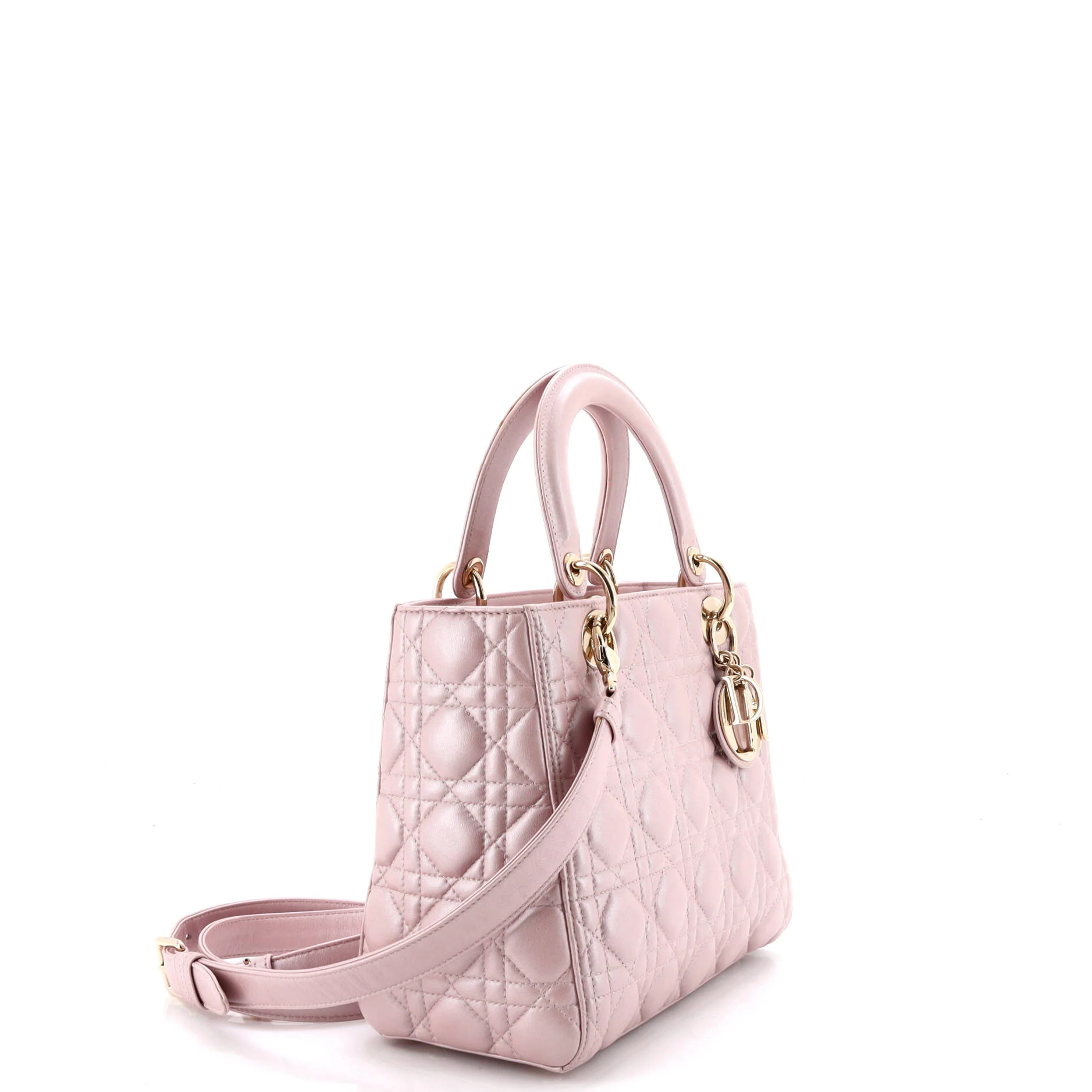 Lady Dior Bag Iridescent Cannage Quilt Lambskin Medium - Image 2