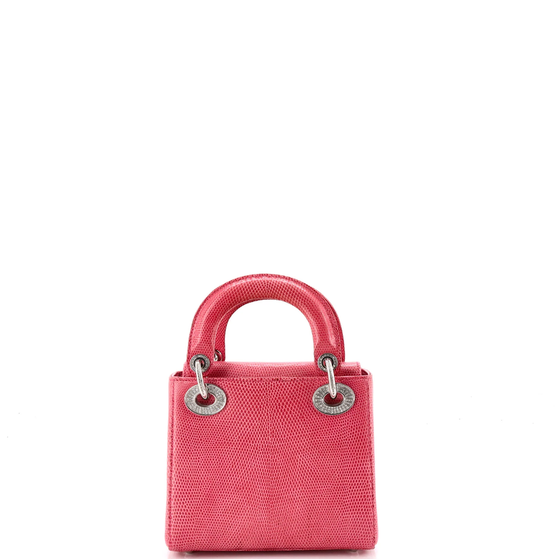 Lady Dior Bag Lizard with Crystal Charms Mini - Image 3