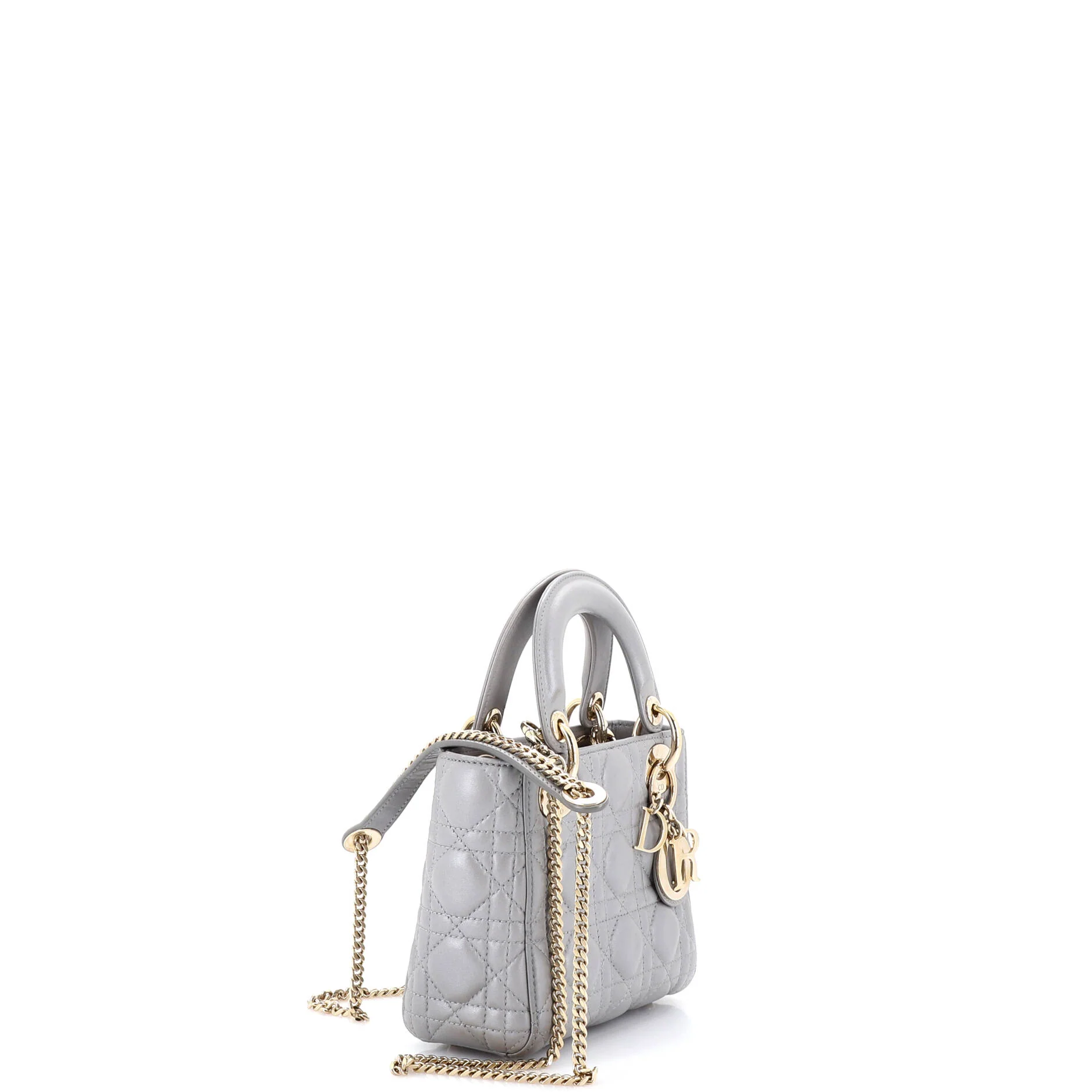 Lady Dior Chain Bag Cannage Quilt Lambskin Mini - Image 2