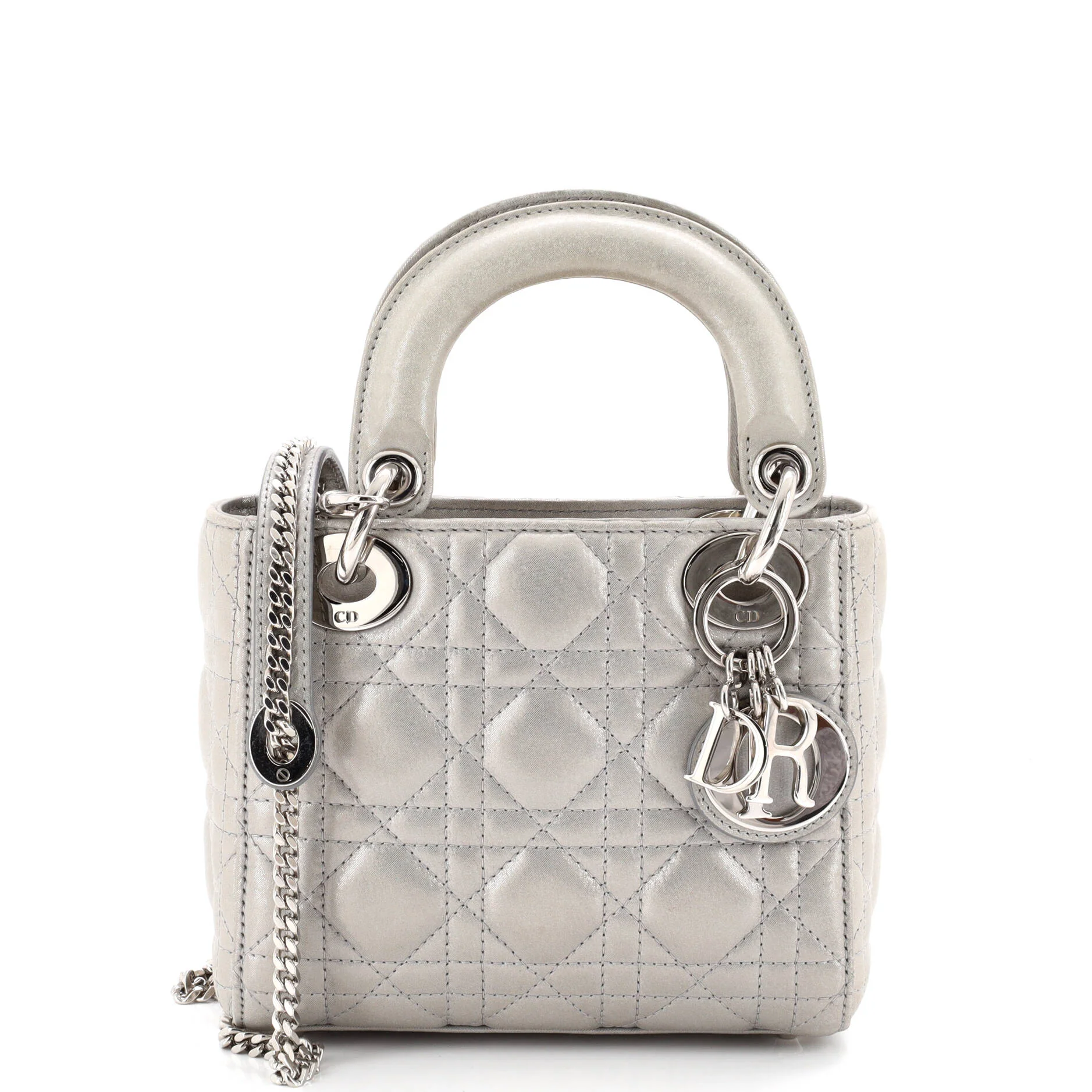 Lady Dior Chain Bag Cannage Quilt Lambskin Mini