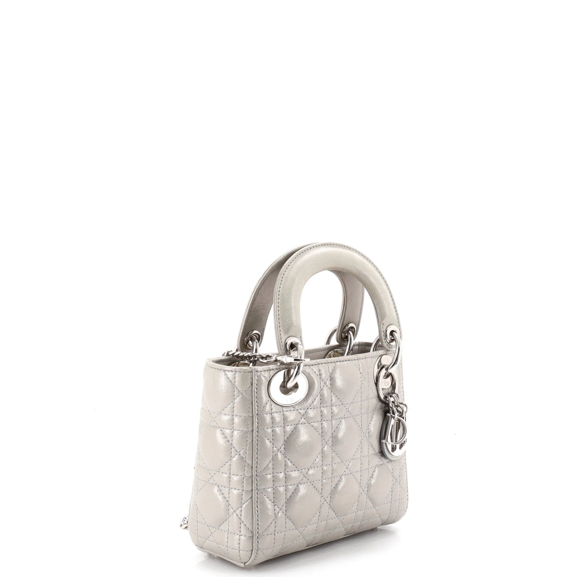 Lady Dior Chain Bag Cannage Quilt Lambskin Mini - Image 2