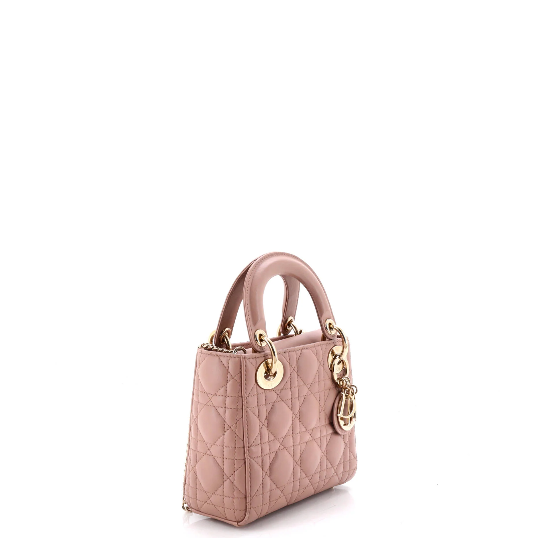 Lady Dior Chain Bag Cannage Quilt Lambskin Mini - Image 2