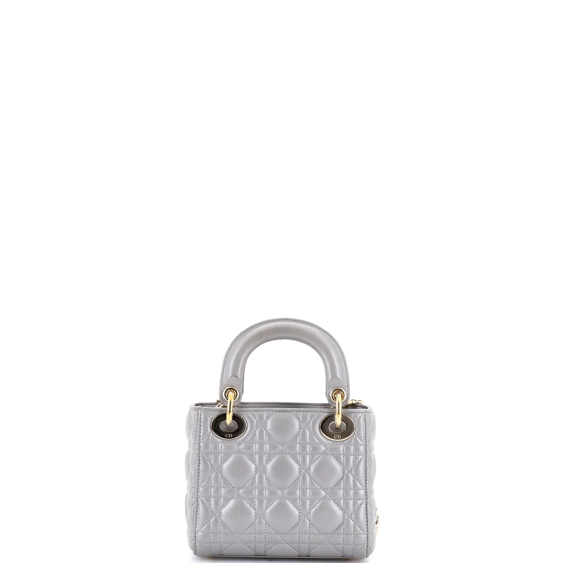 Lady Dior Chain Bag Cannage Quilt Lambskin Mini - Image 3