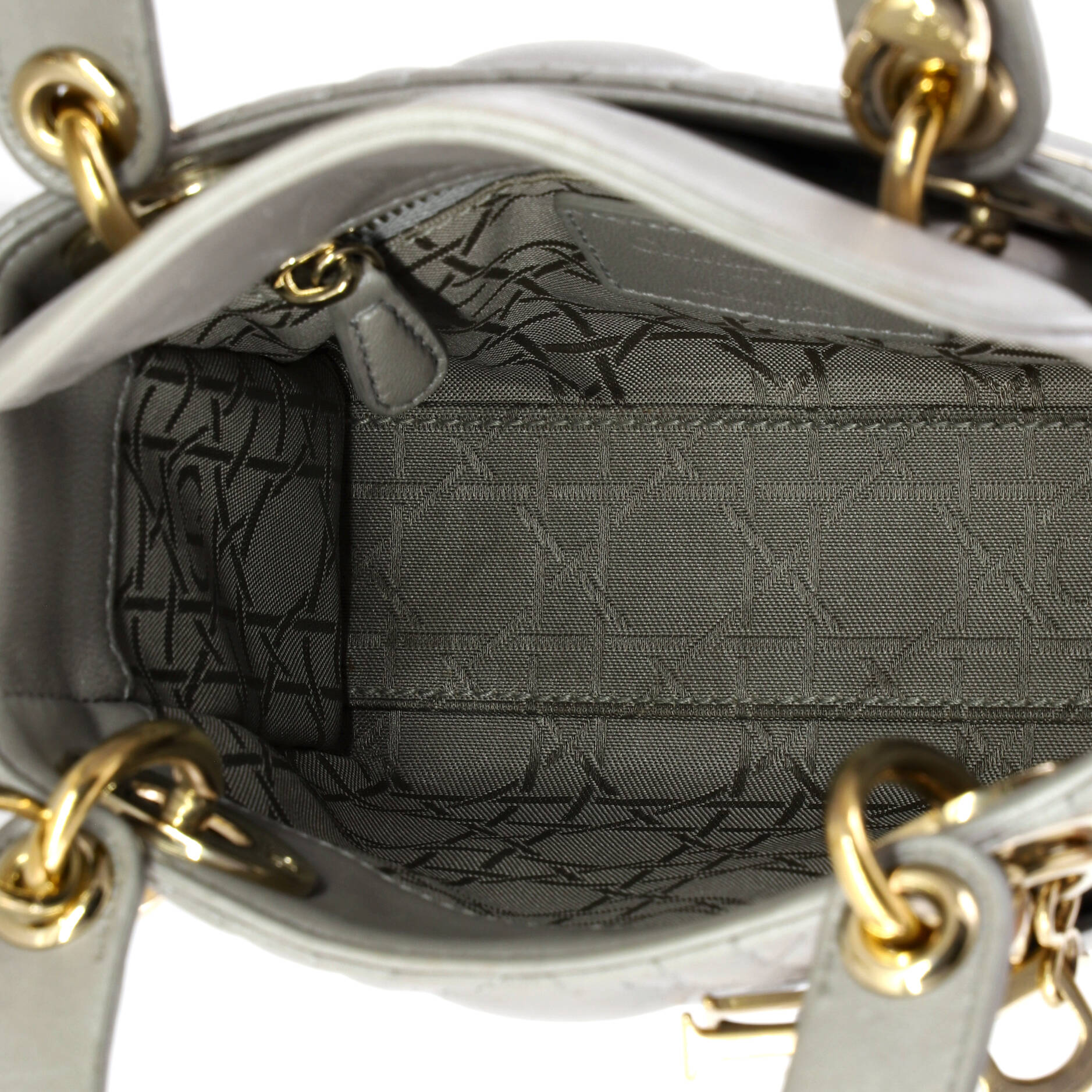 Lady Dior Chain Bag Cannage Quilt Lambskin Mini - Image 5