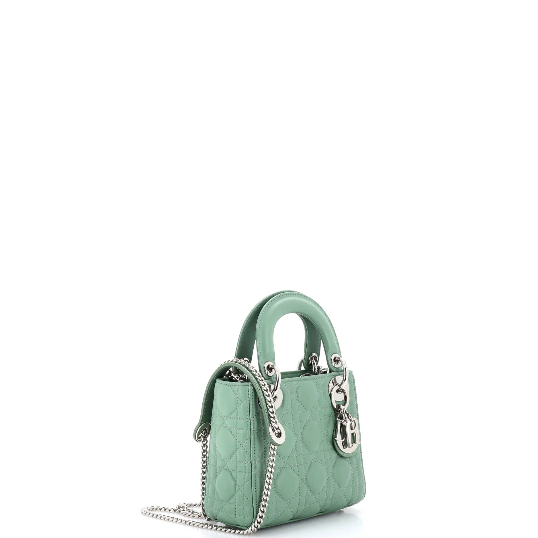 Lady Dior Chain Bag Cannage Quilt Lambskin Mini - Image 2