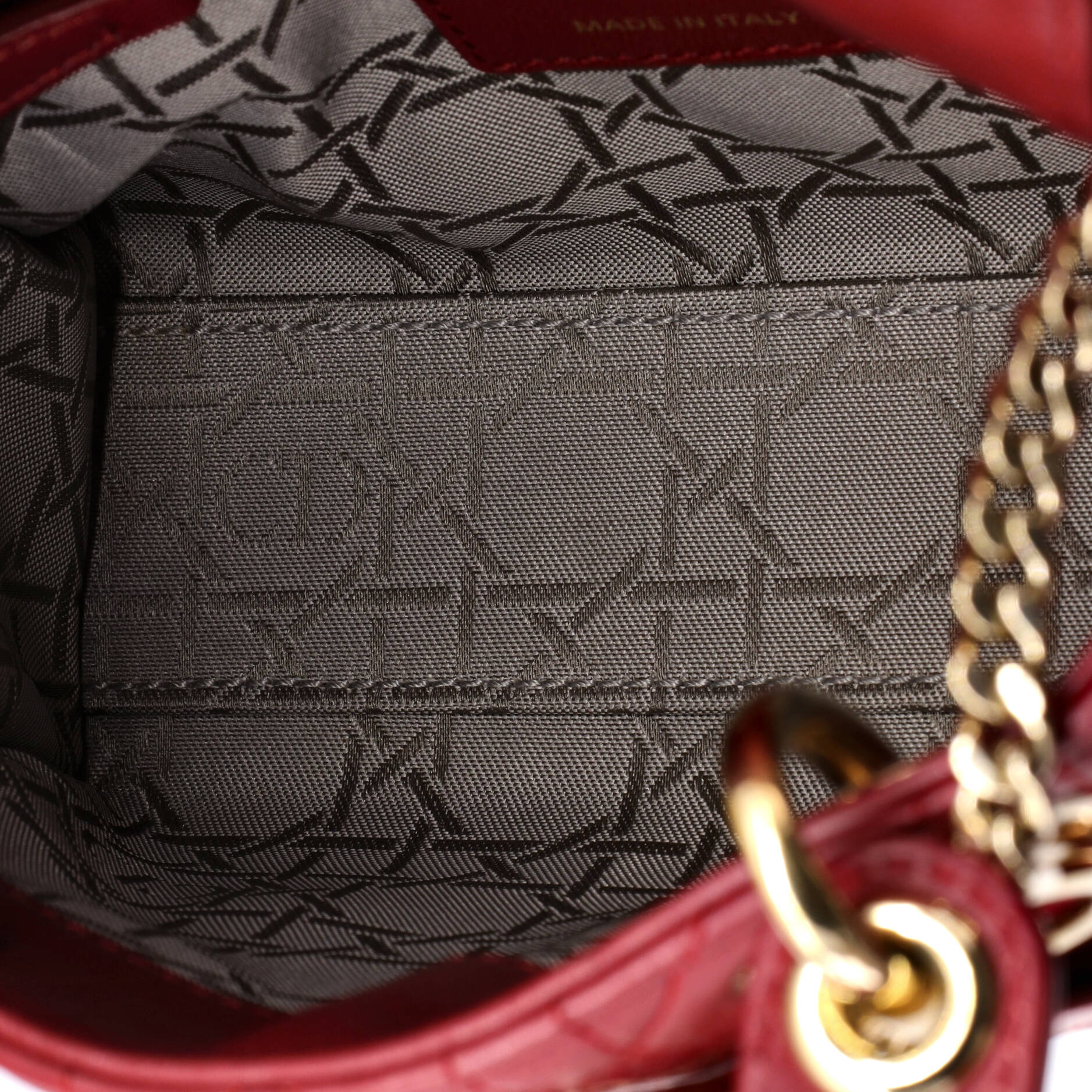 Lady Dior Chain Bag Cannage Quilt Lambskin Mini - Image 5