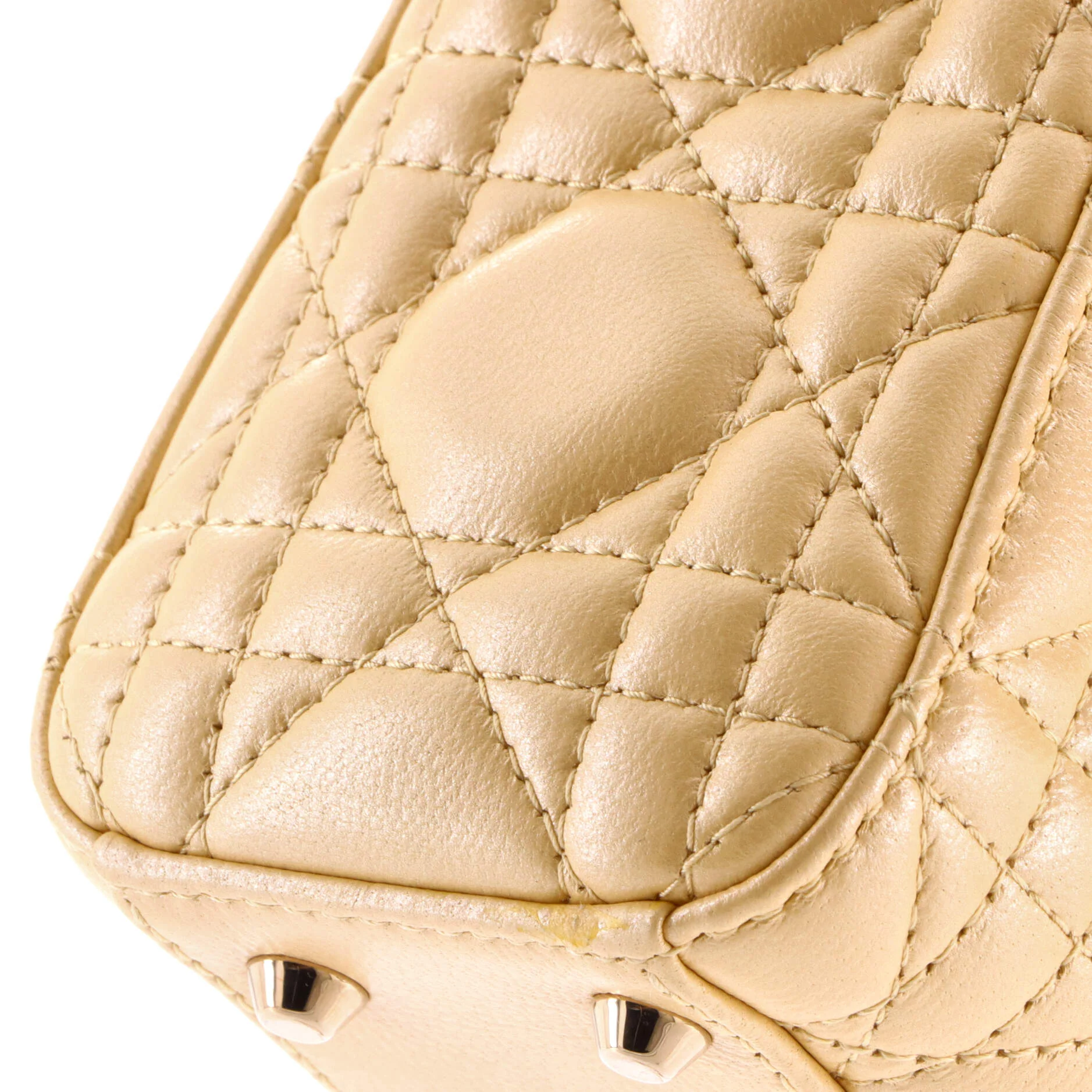 Lady Dior Chain Bag Cannage Quilt Lambskin Mini - Image 7