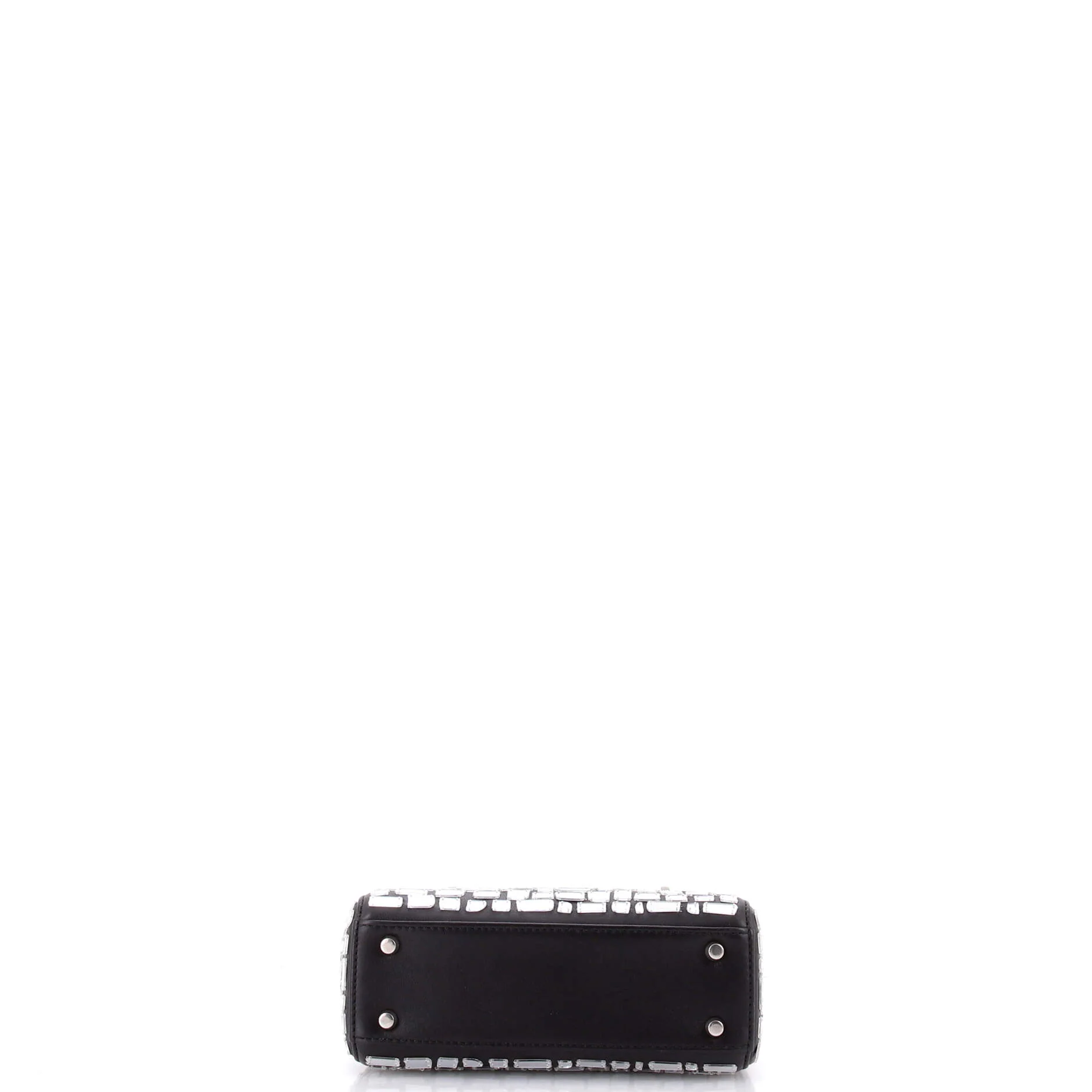 Lady Dior Chain Bag Leather and Mirror Mosaic Mini - Image 4