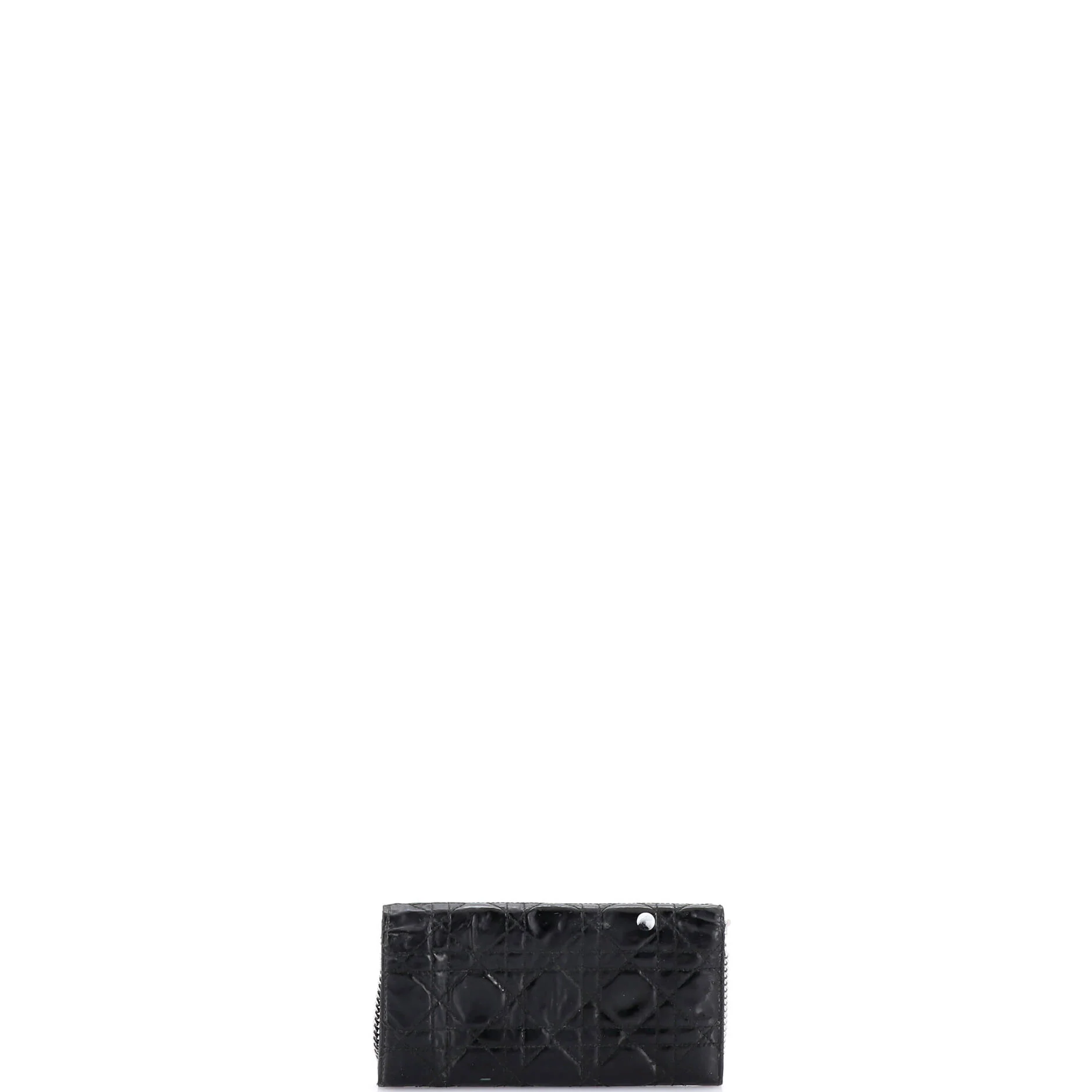 Lady Dior Croisiere Chain Wallet Cannage Quilt Patent - Image 3