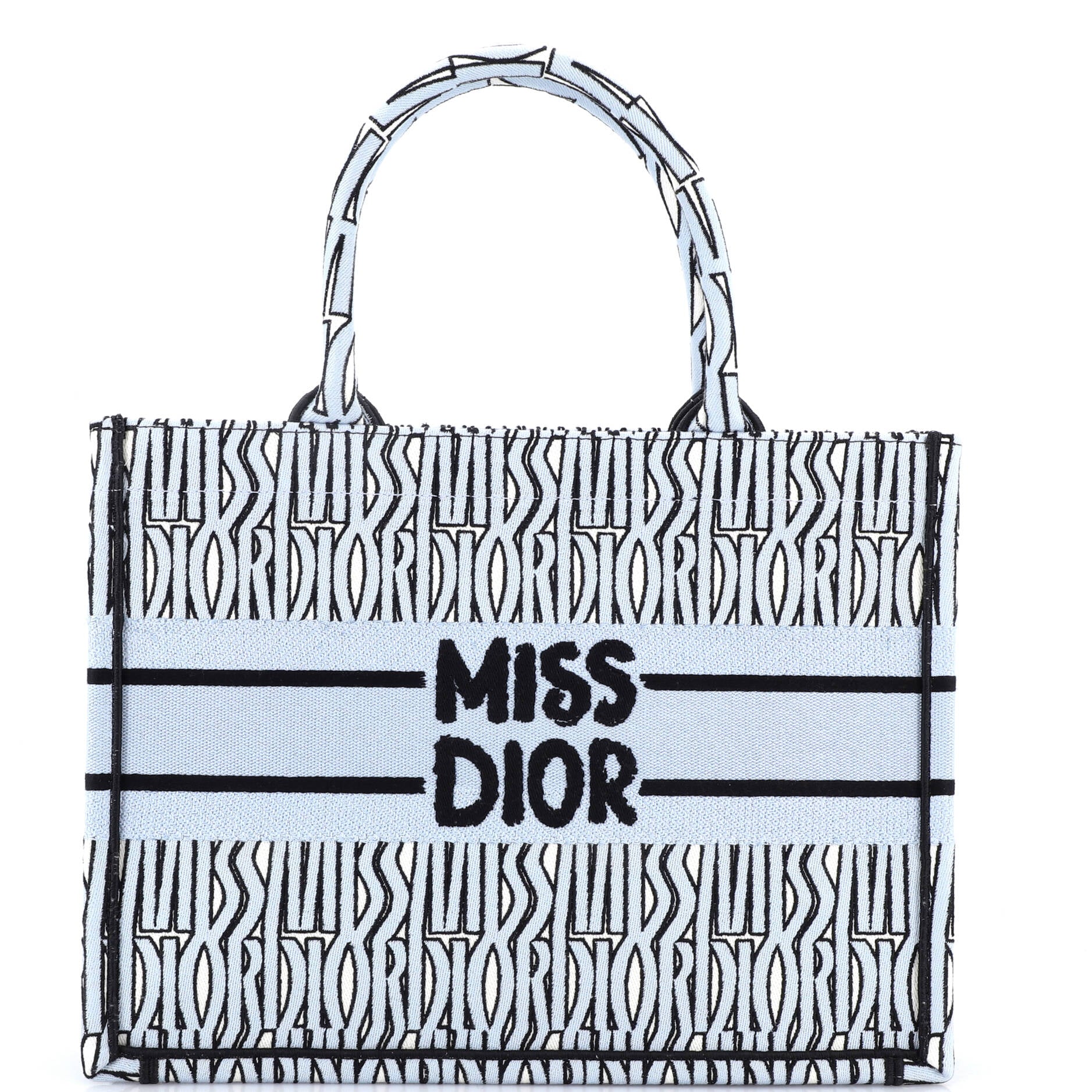 Miss Dior Book Tote Embroidered Canvas Medium
