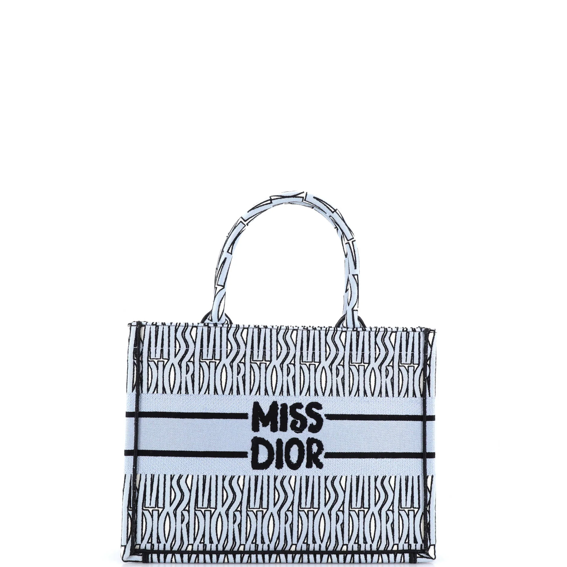 Miss Dior Book Tote Embroidered Canvas Medium - Image 3
