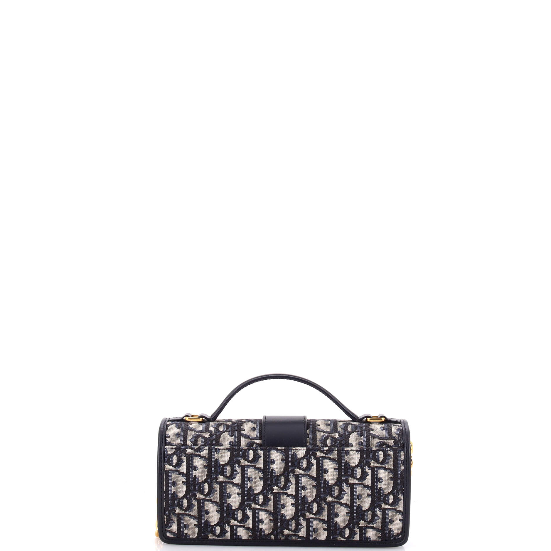 Miss Montaigne Top Handle Flap Bag Oblique Canvas Mini - Image 3