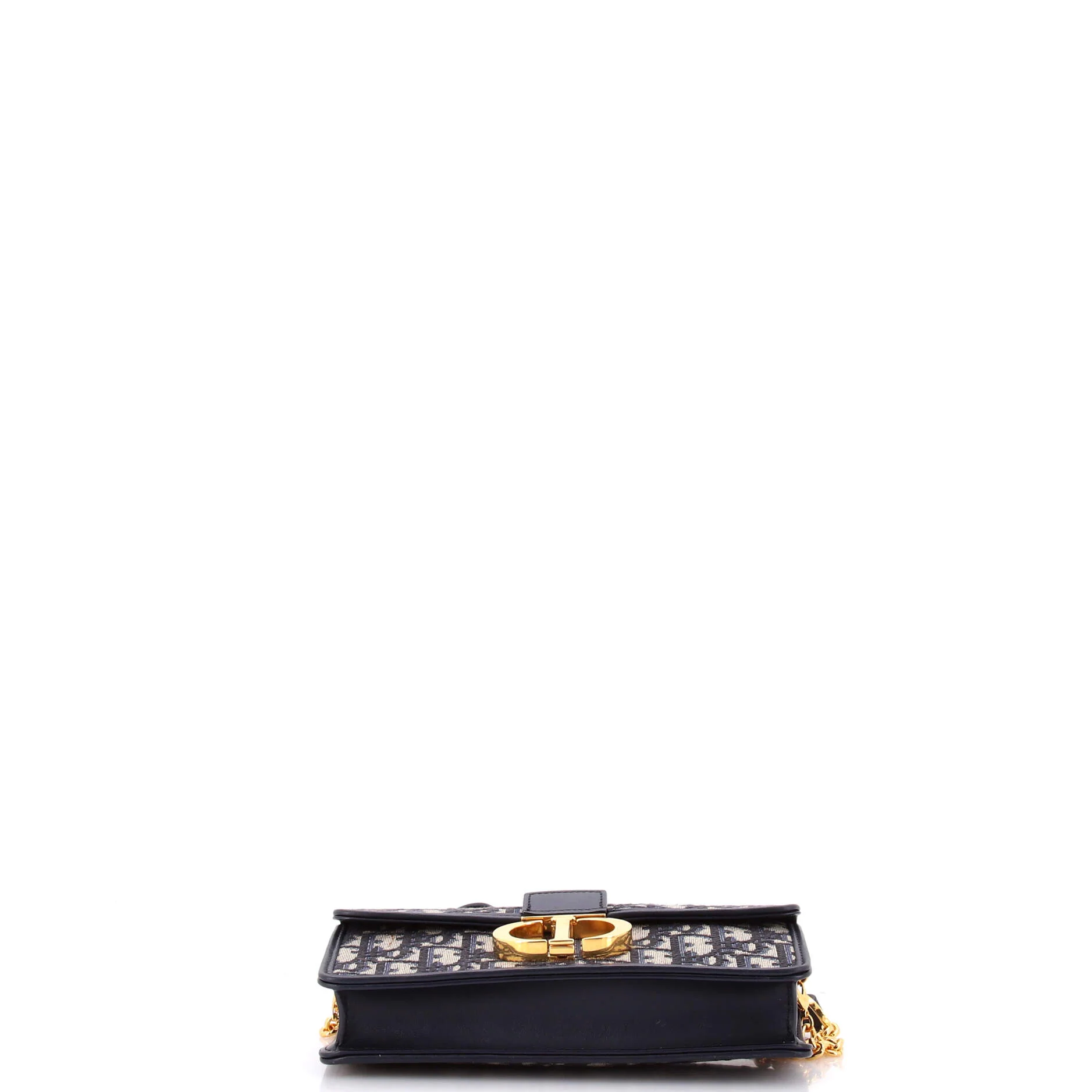 Miss Montaigne Top Handle Flap Bag Oblique Canvas Mini - Image 4