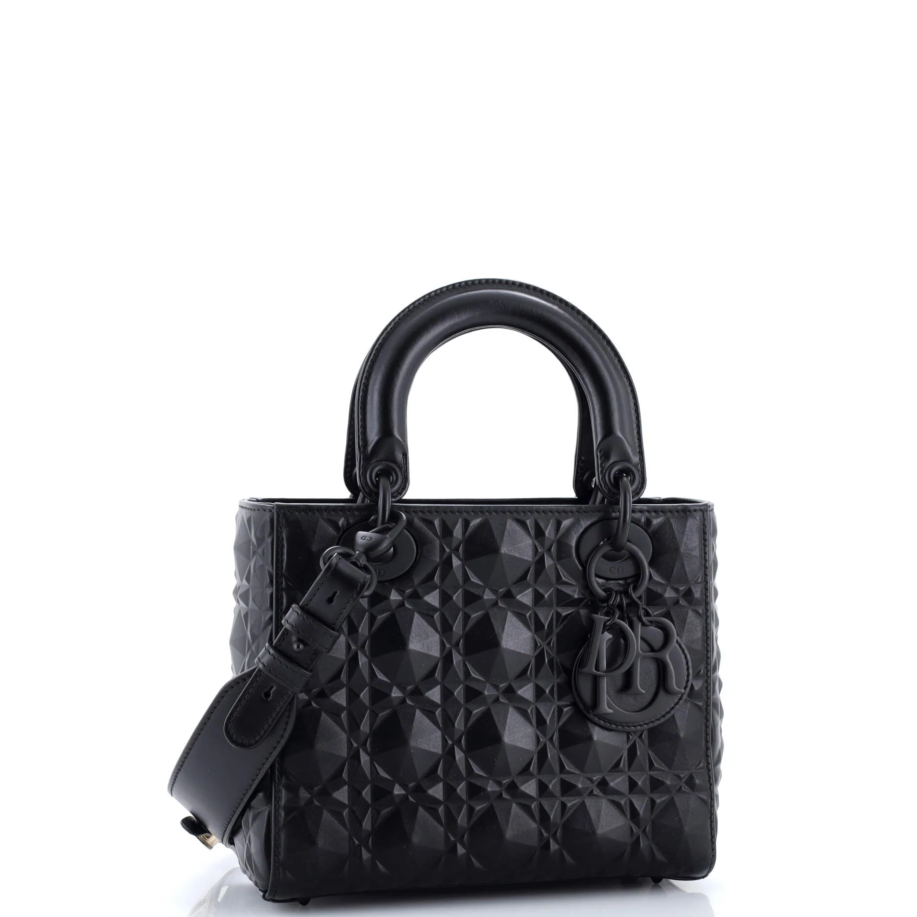 My ABCDior Lady Dior Bag Diamond Motif Cannage Calfskin Small - Image 2