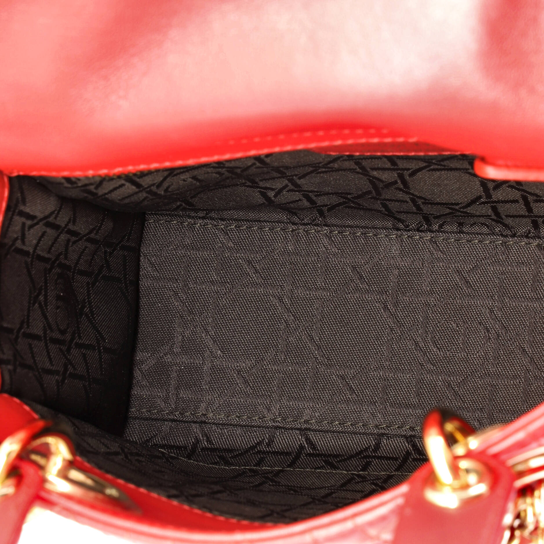 My Lady Dior Bag Cannage Quilt Lambskin - Image 5