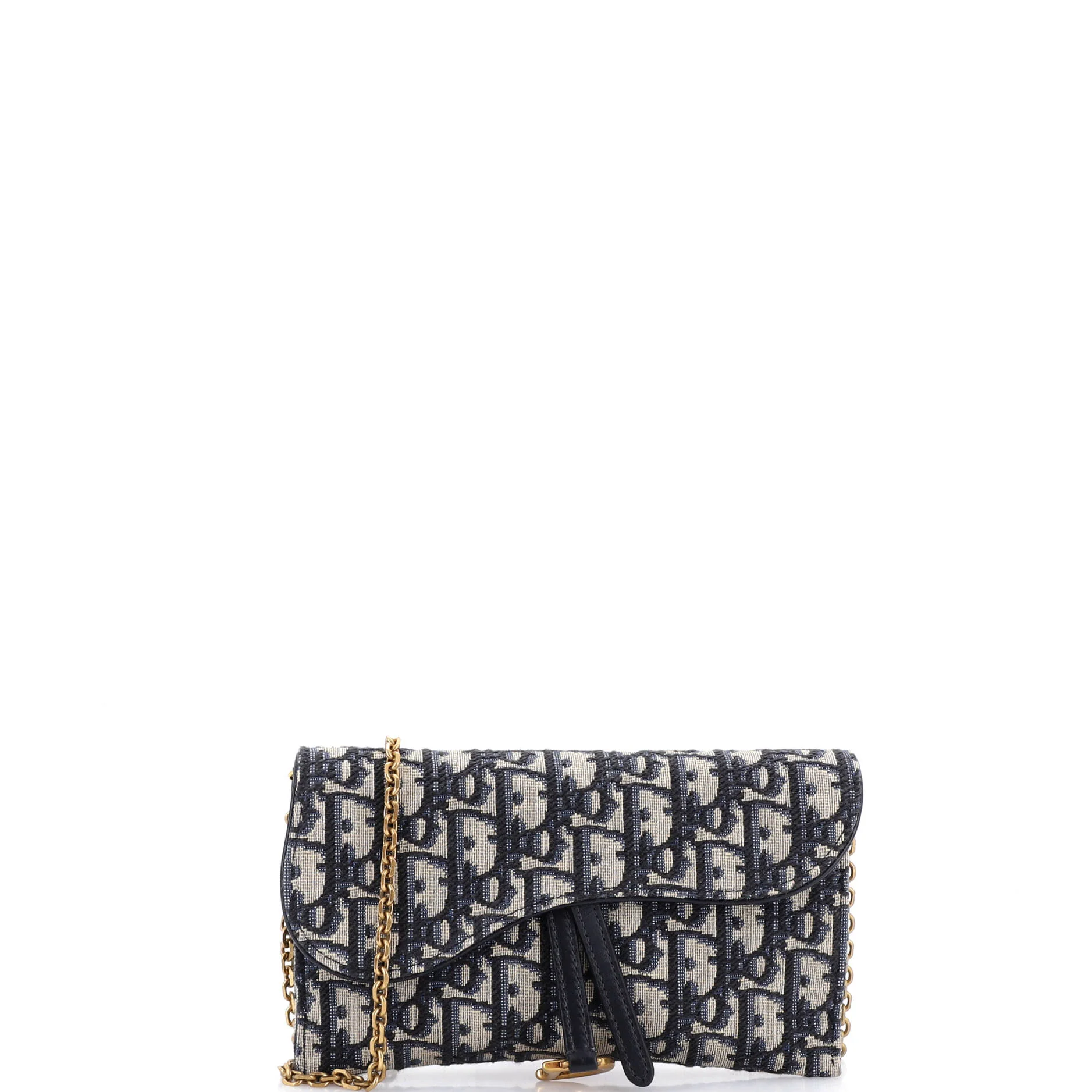 Saddle Chain Wallet Oblique Canvas